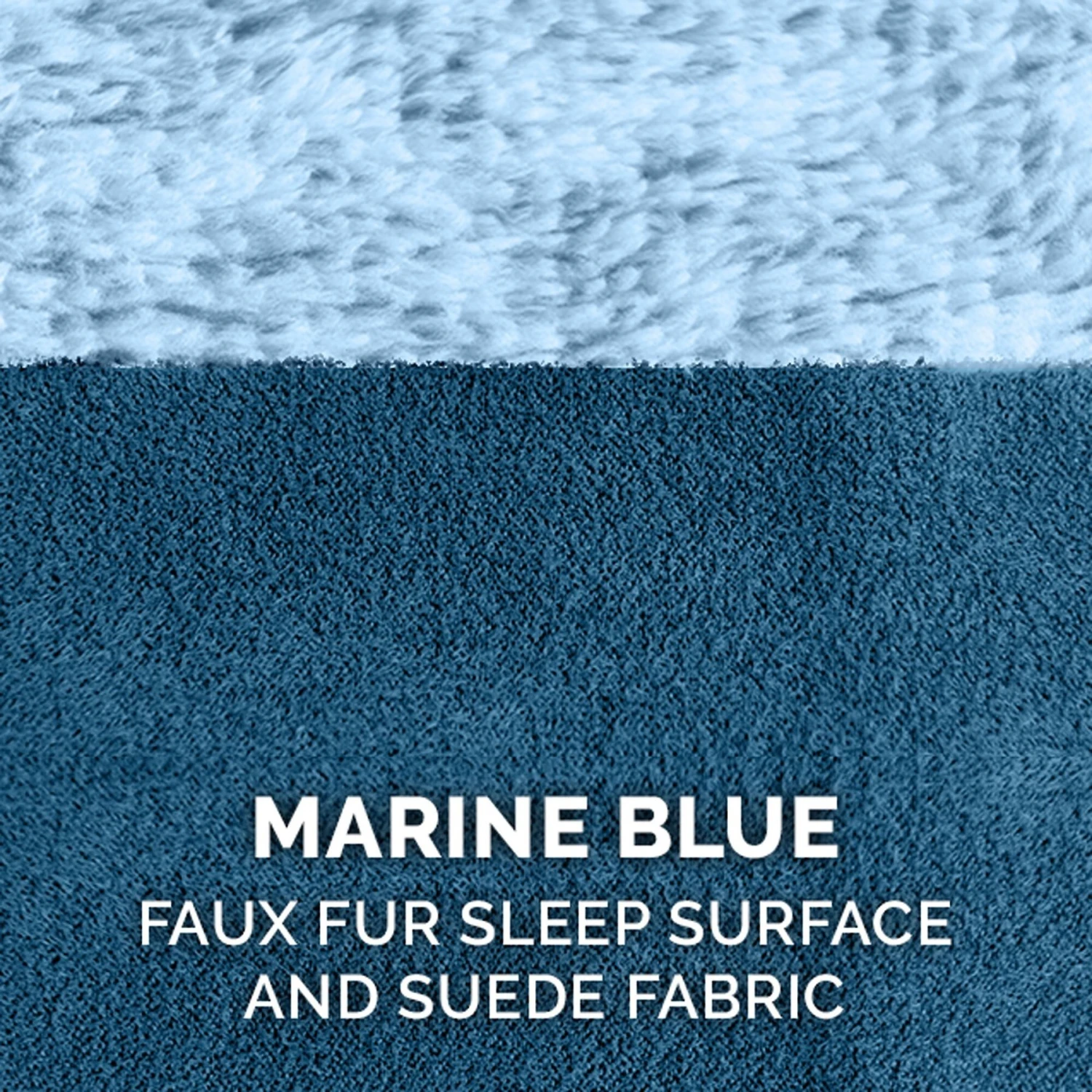 FurHaven Faux Fur & Suede Cooling Gel Sofa Dog & Cat Bed - Image 9