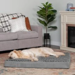 FurHaven NAP Ultra Plush Full Support Orthopedic Deluxe Dog & Cat Bed