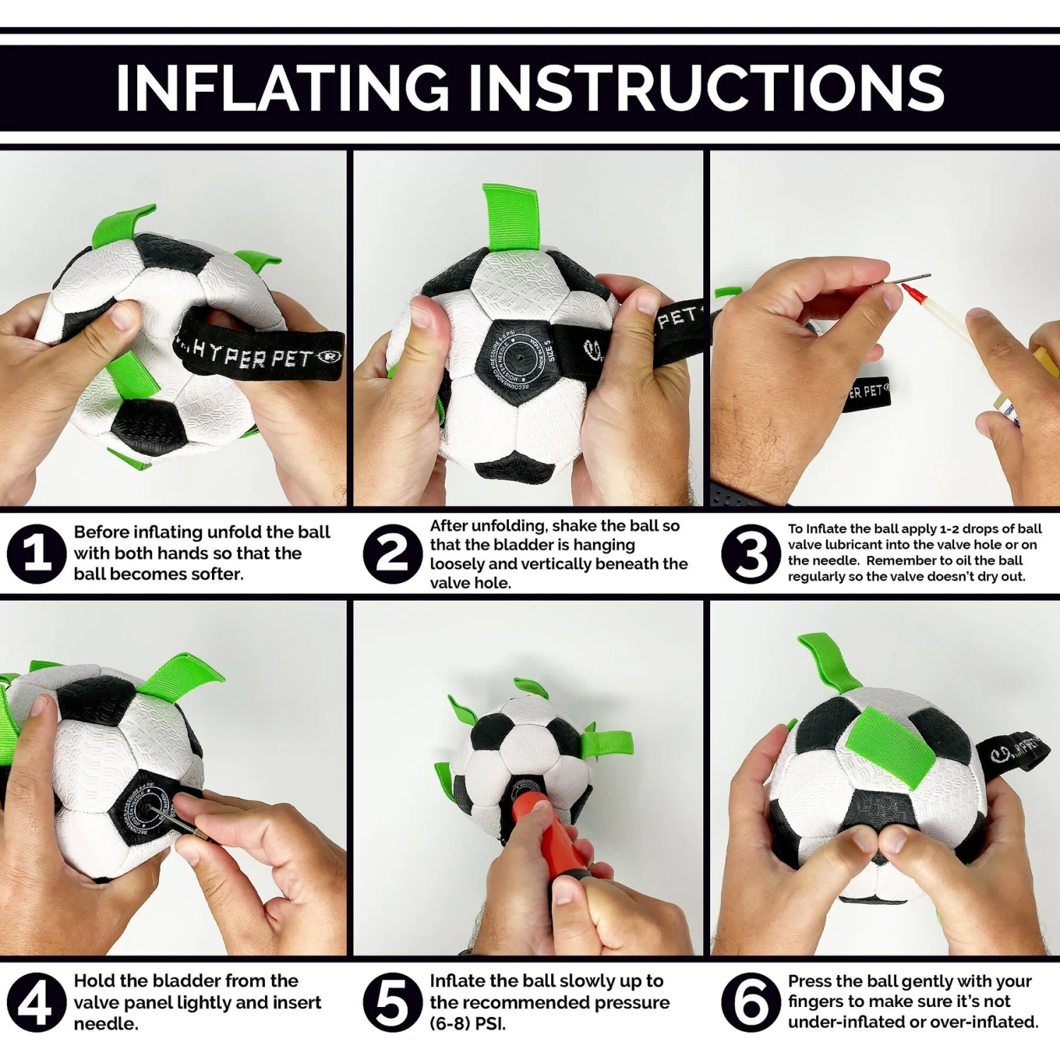 Hyper Pet Grab Tabs Soccer Ball Dog Toy - Image 6