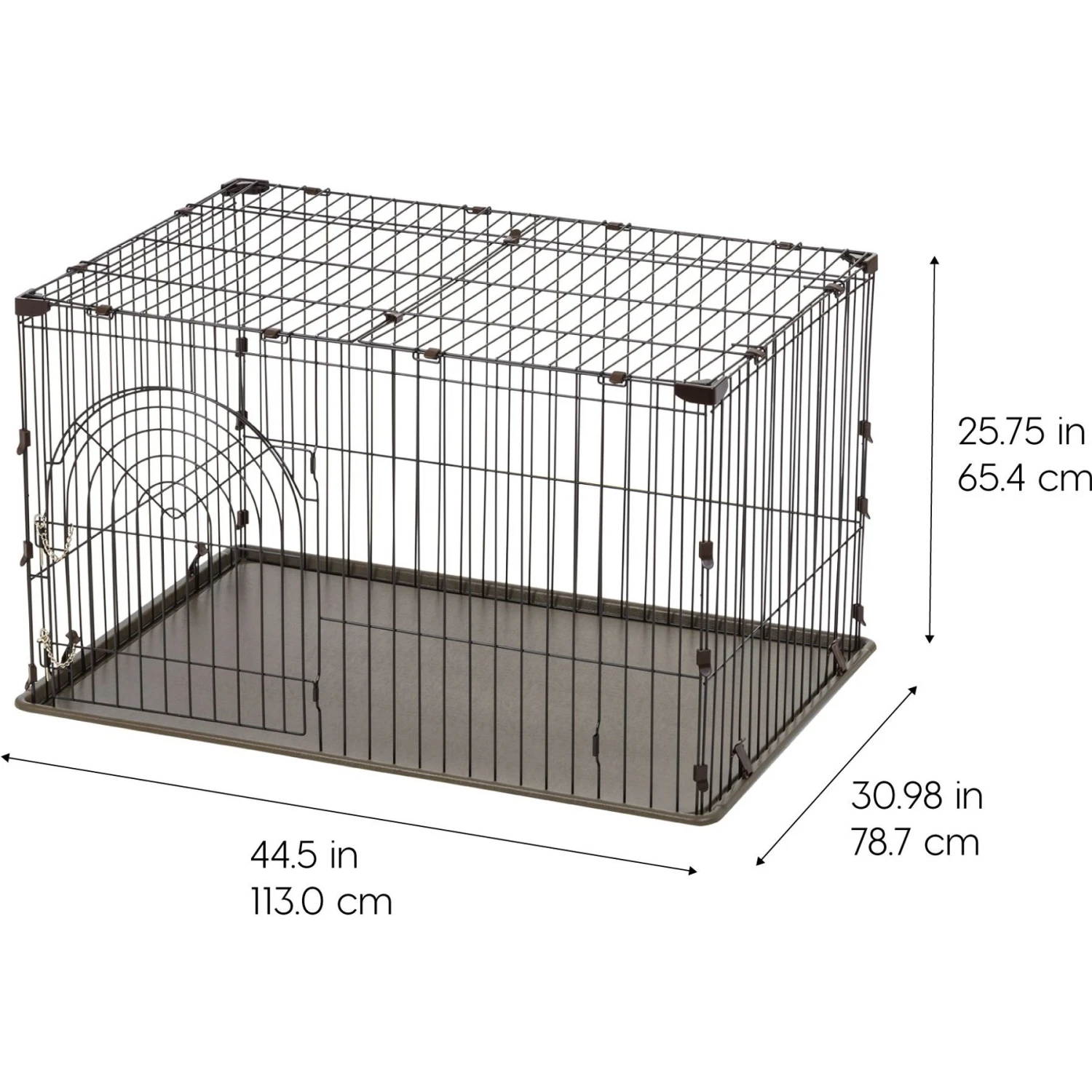 IRIS USA Wire Dog Crate - Image 2
