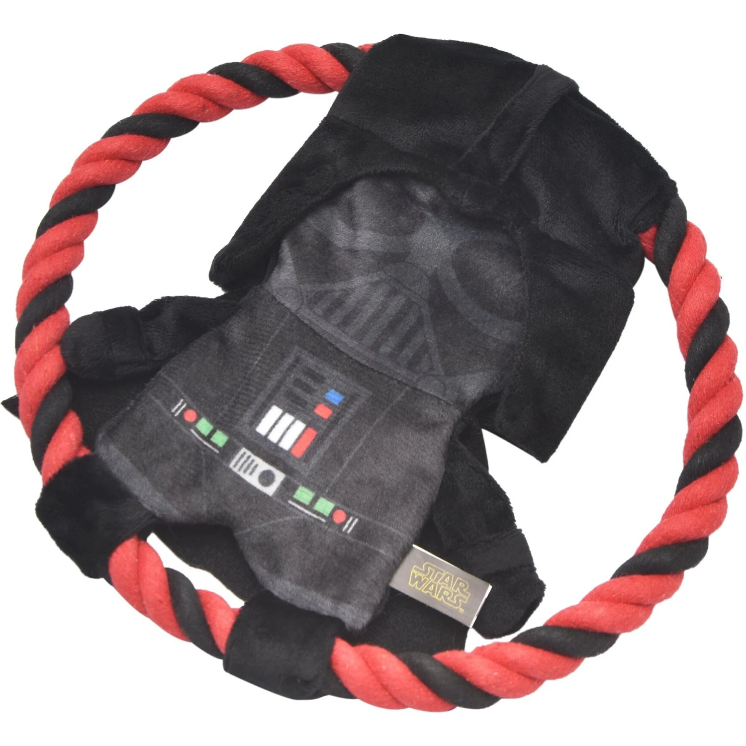 Fetch For Pets Star Wars Darth Vader Plush Rope Frisbee Dog Toy - Image 3