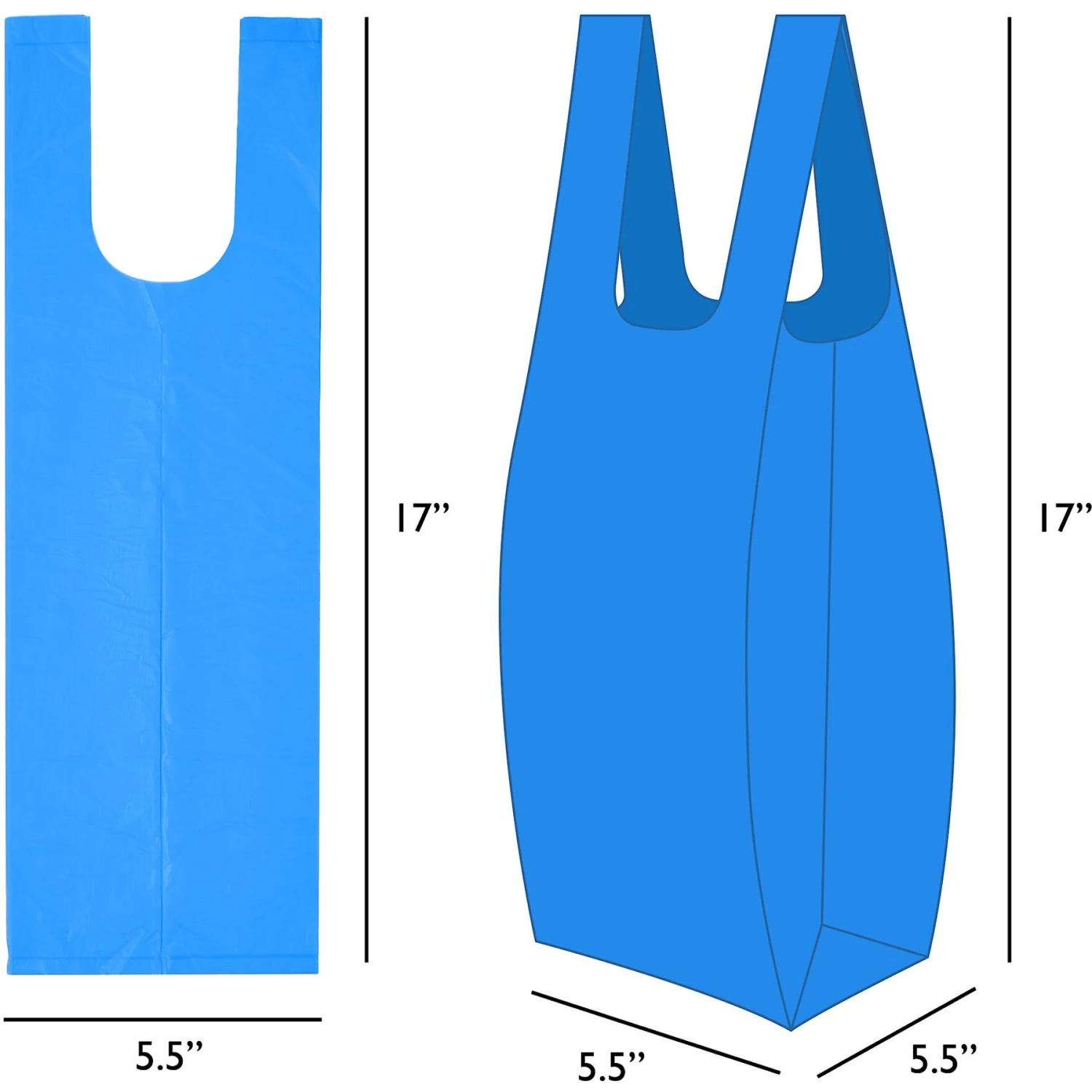 Doggie Walk Bags Scented Tie Handle Dog Poop Bags, Rainbow, 72 Count - Image 4