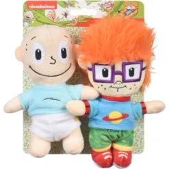 Fetch For Pets Nickelodeon Rugrats Chuckie & Tommy Squeaky Plush Dog Toys, 2 Count