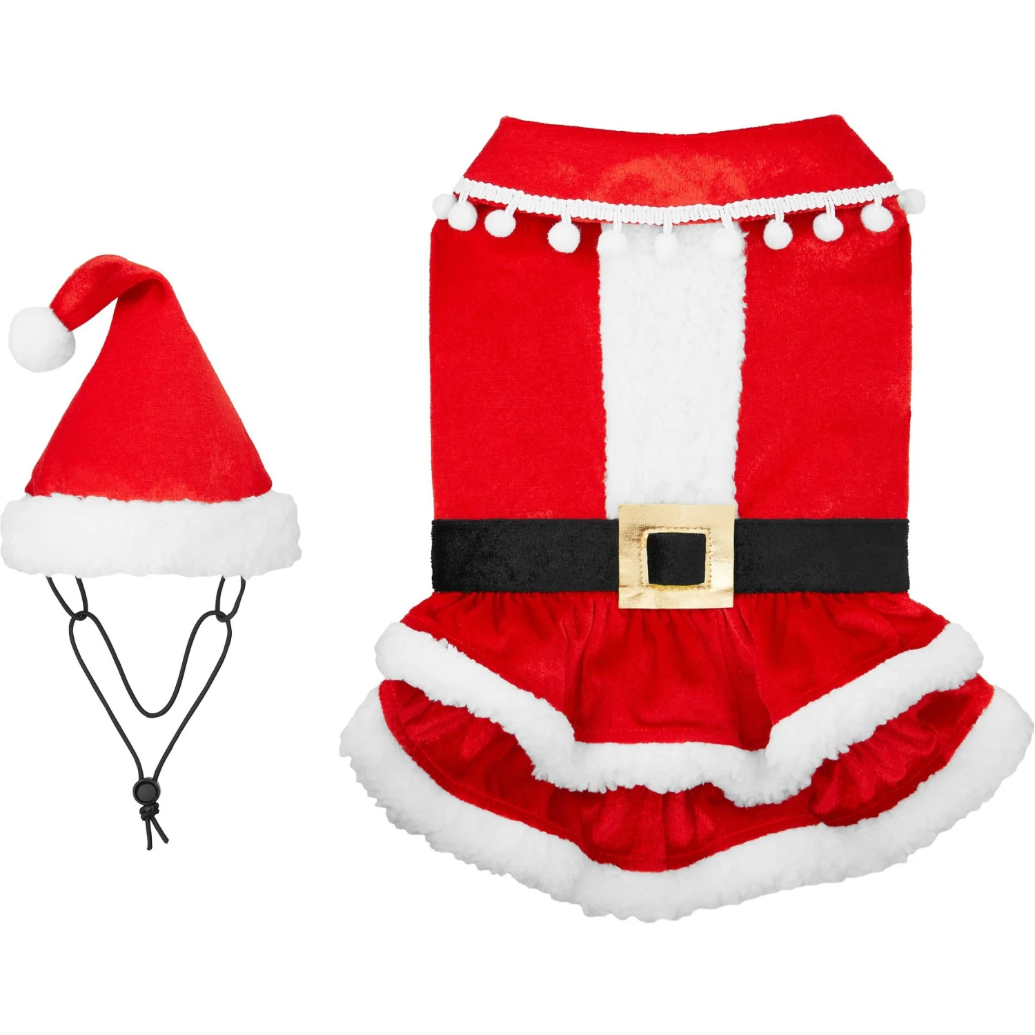 Frisco Mrs. Claus Dog & Cat Costume - Image 4