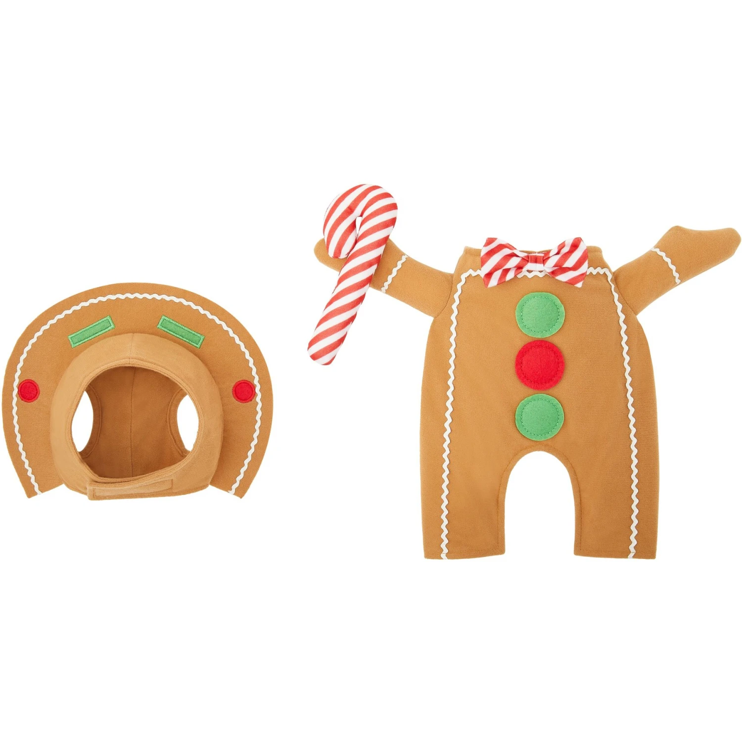 Frisco Front Walking Gingerbread Dog & Cat Costume - Image 4