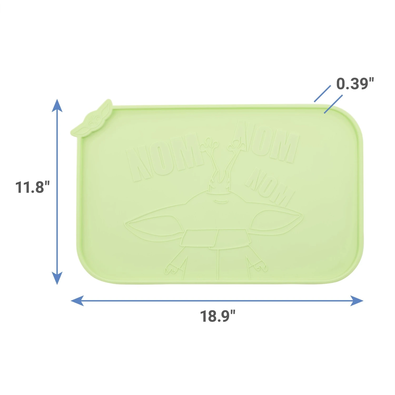 STAR WARS THE MANDALORIAN GROGU Nom Nom Silicone Dog & Cat Food Mat - Image 2