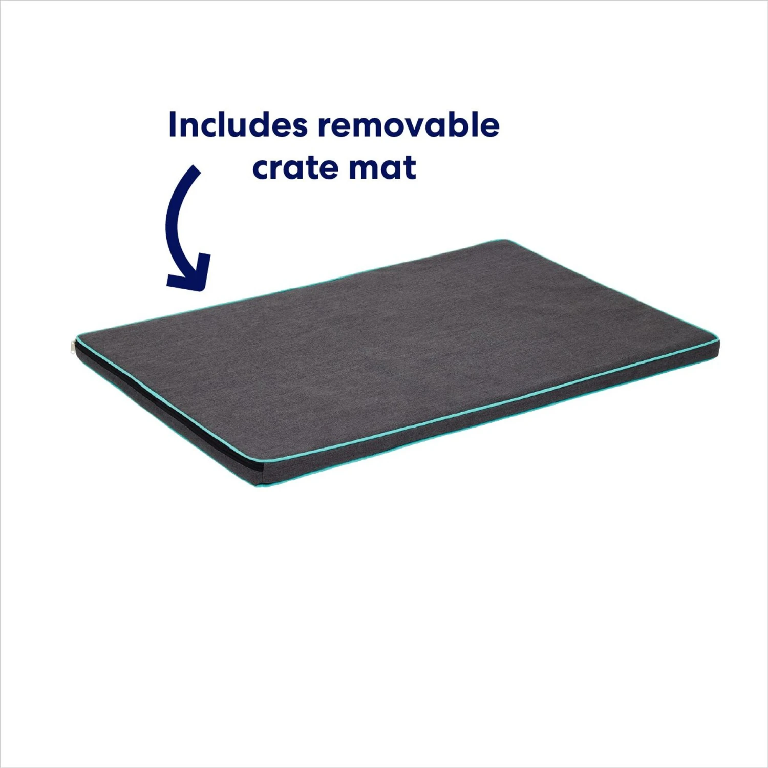 Frisco Heavy Duty Enhanced Lock Sliding Double Door Fold & Carry Wire Dog Crate & Mat Kit - Image 6