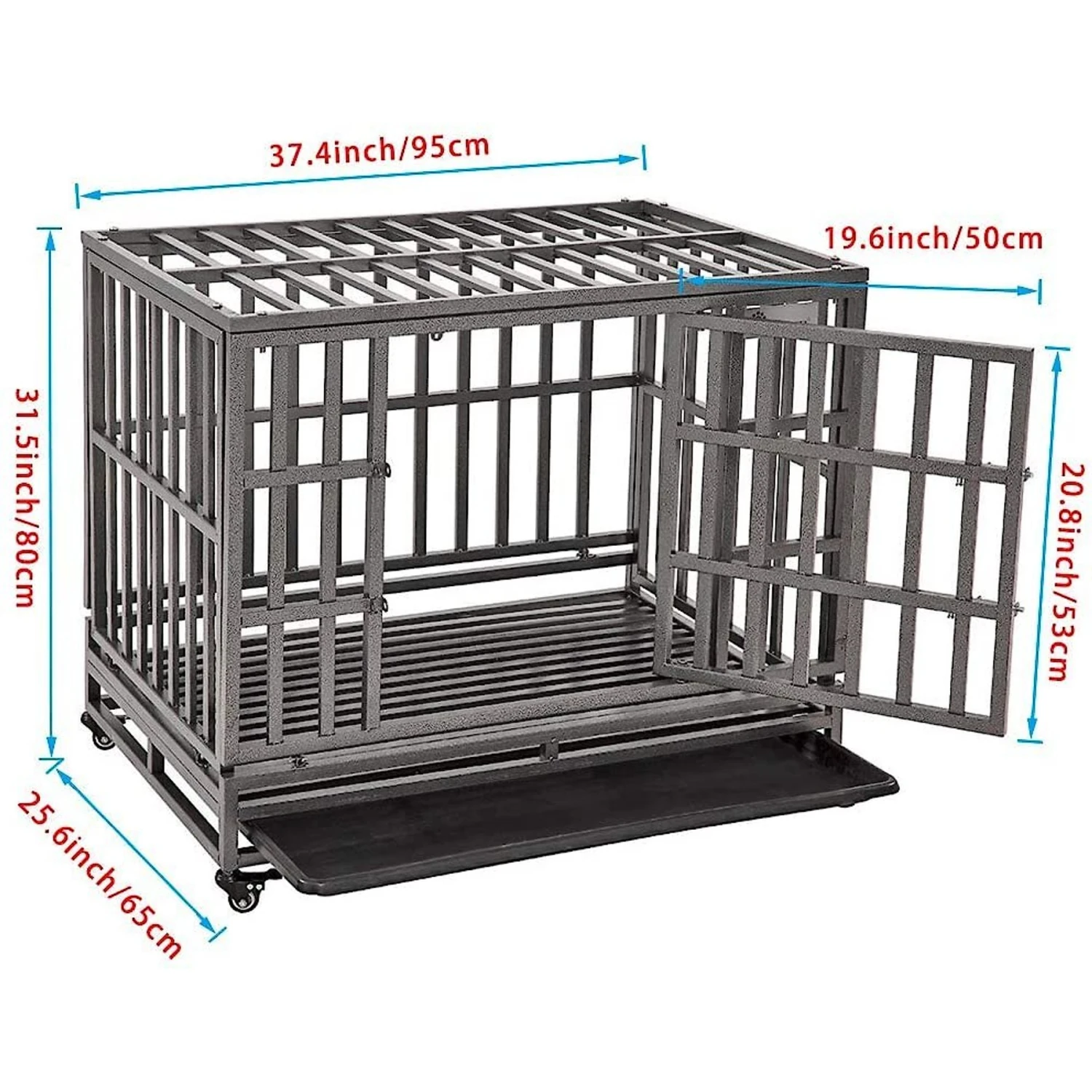SMONTER Heavy Duty Dog Crate & Playpen - Image 2