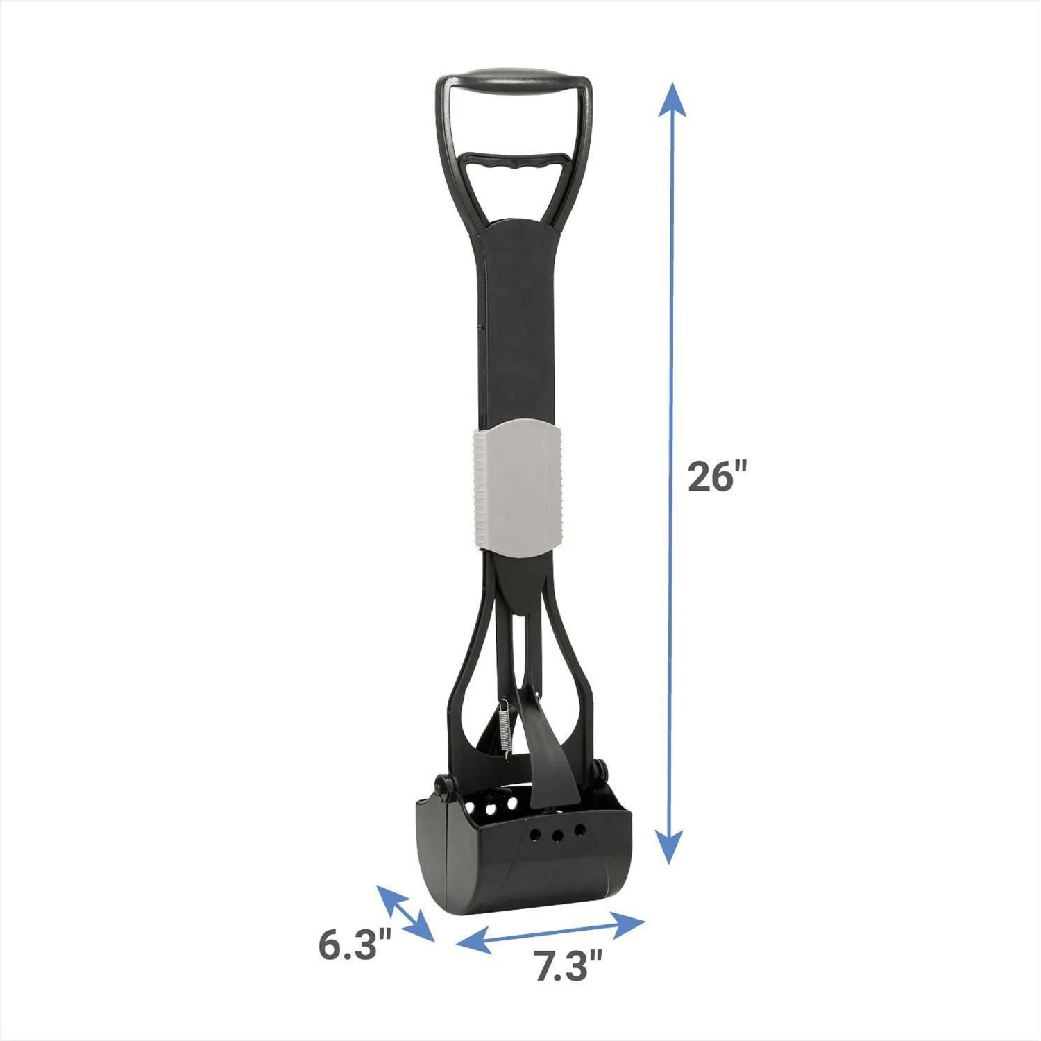 Frisco Spring Action Foldable Dog Pooper Scooper & Frisco Handle Dog Poop Bag - Image 3