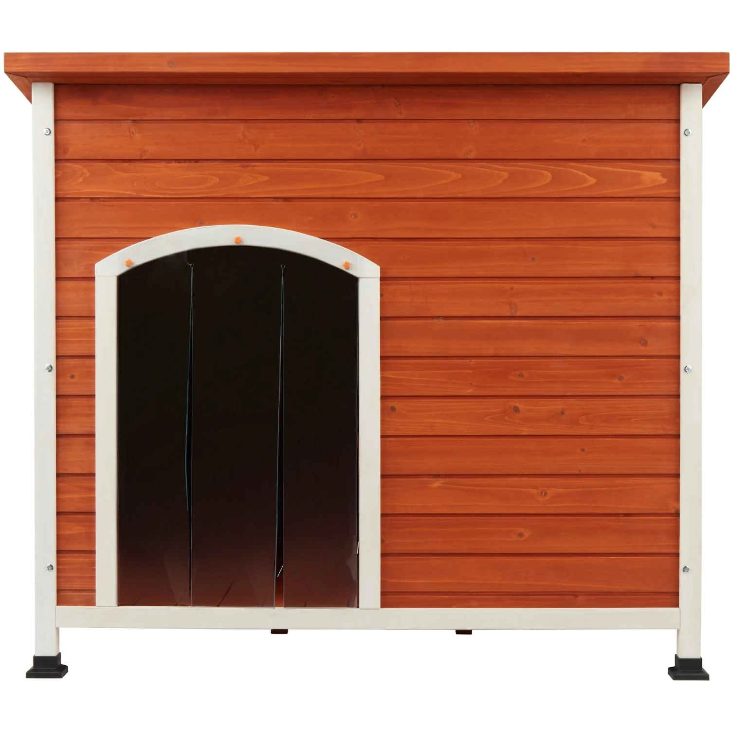 Frisco Craftsman Wooden Outdoor Dog House - Image 5