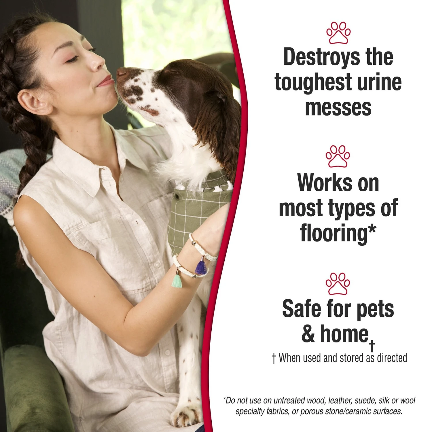 Nature's Miracle Dog Urine Destroyer Plus Enzymatic Formula Stain Remover, 1.3-gal Bottle - Image 5