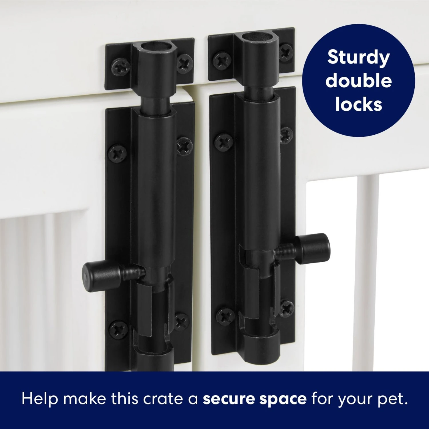 Frisco "Roma" Dog Crate Credenza & Mat - Image 6