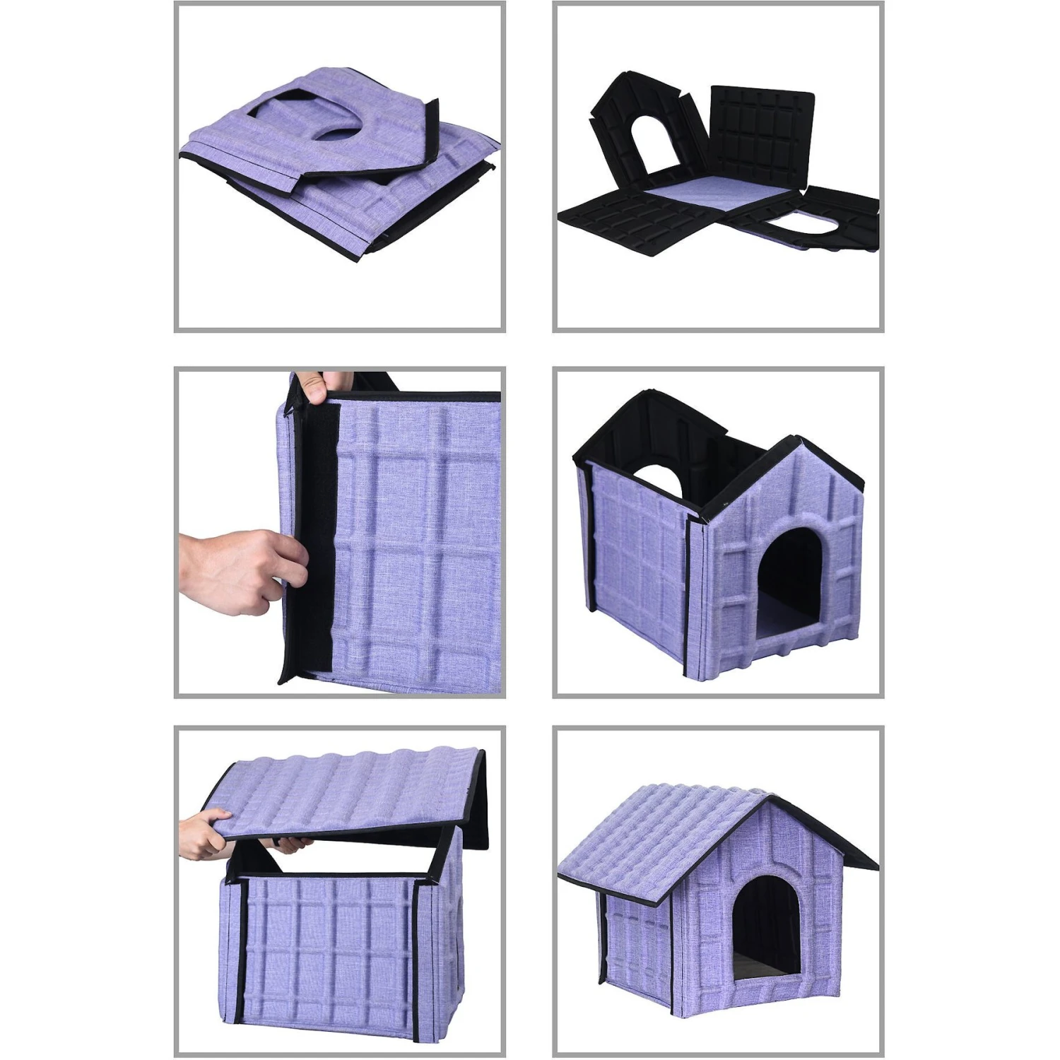 Pet Life Collapsi-Pad Folding Lightweight Travel Dog House - Image 3