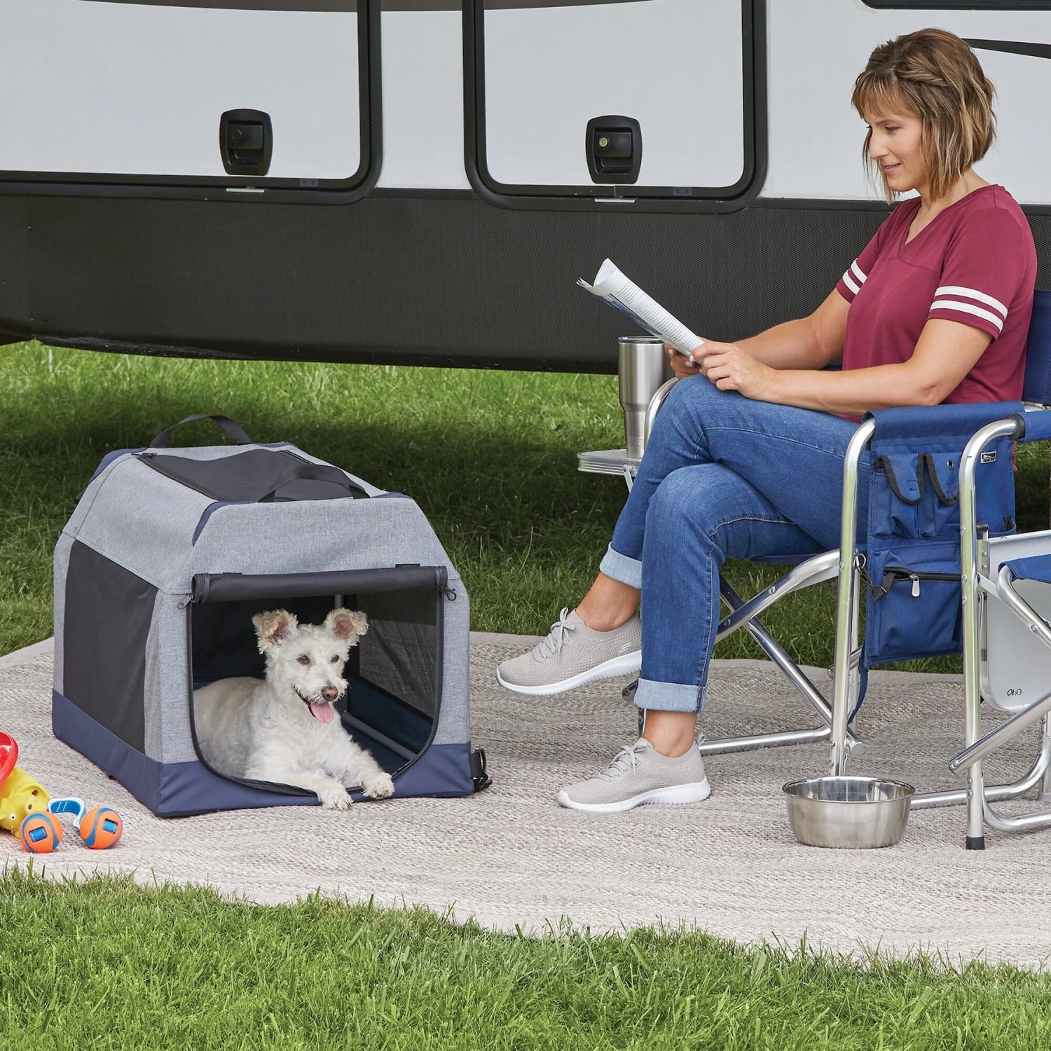 MidWest Canine Camper Dog Tent Crate - Image 3