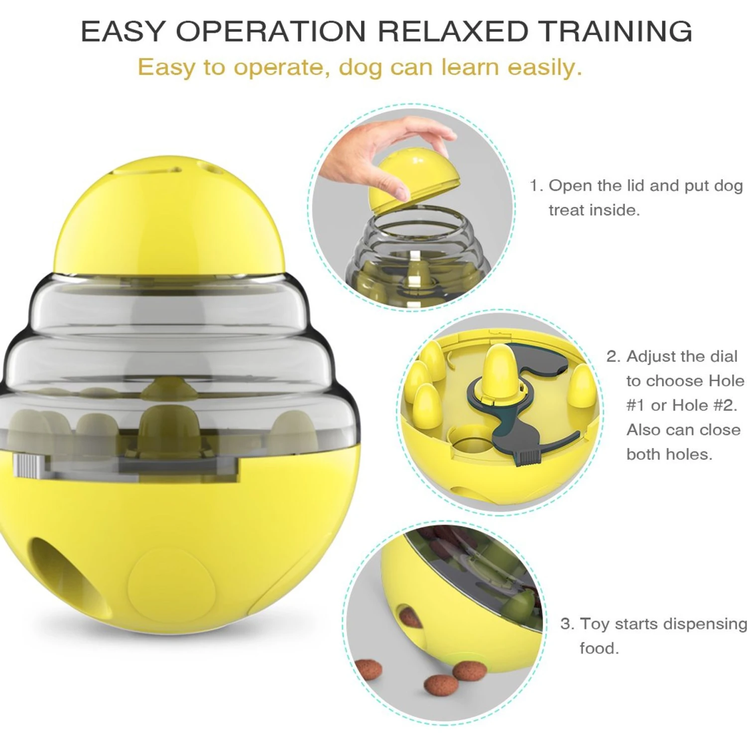 Hanamya Interactive Food/Treats Dispensing Dog Toy - Image 5