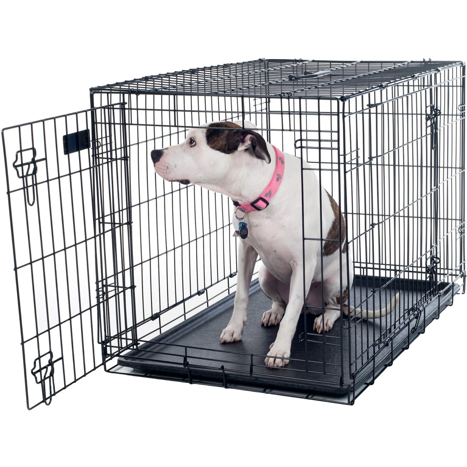 Pet Adobe 2-Door Medium Foldable Dog Crate