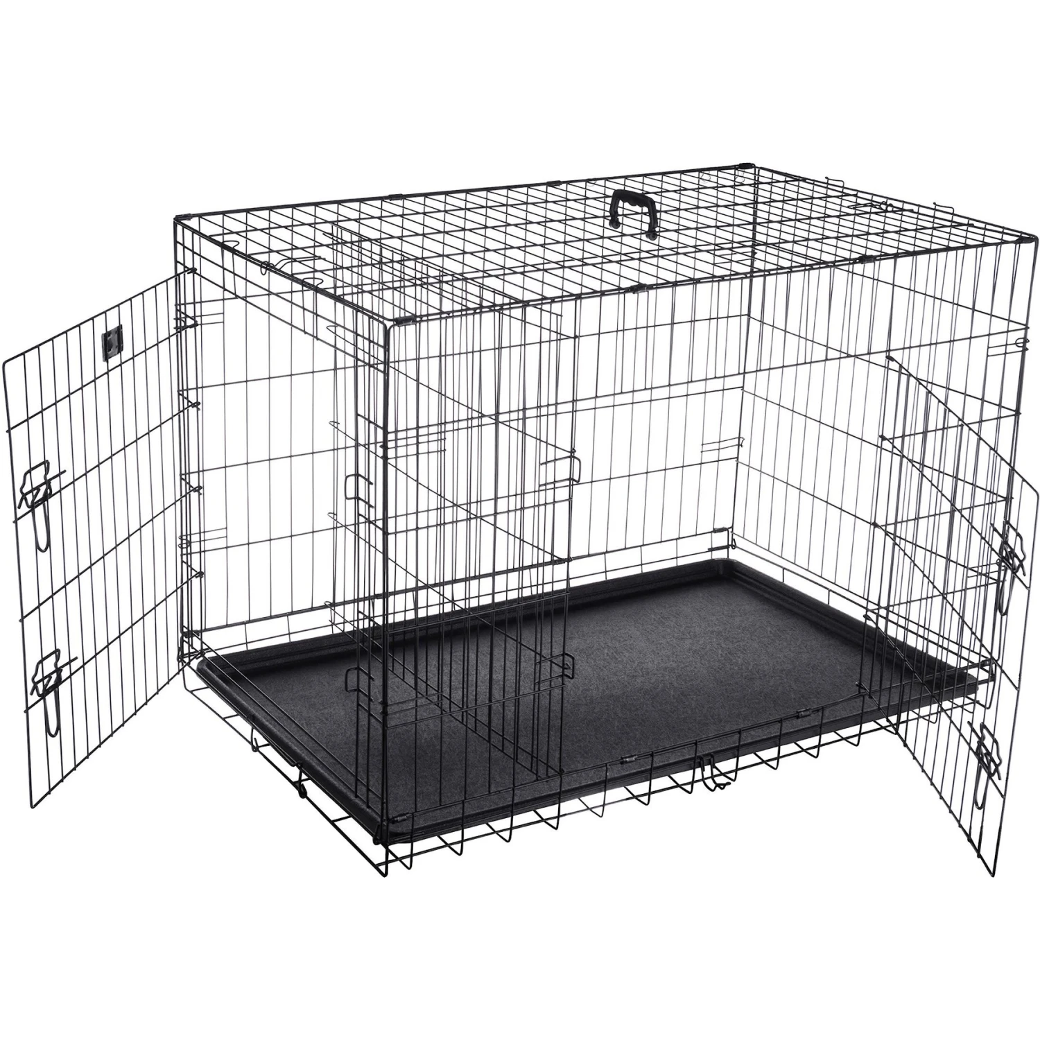 Pet Adobe Portable Folding Wire Dog Crate