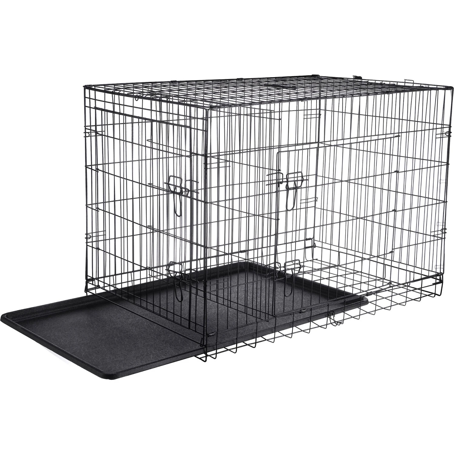 Pet Adobe Portable Folding Wire Dog Crate - Image 2