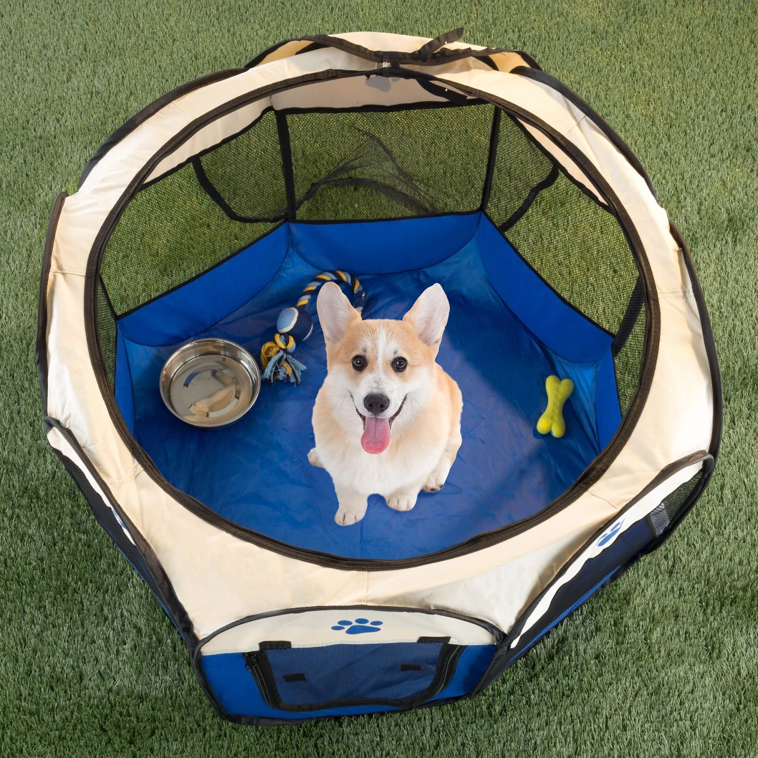 Pet Adobe Pop-Up Dog Playpen