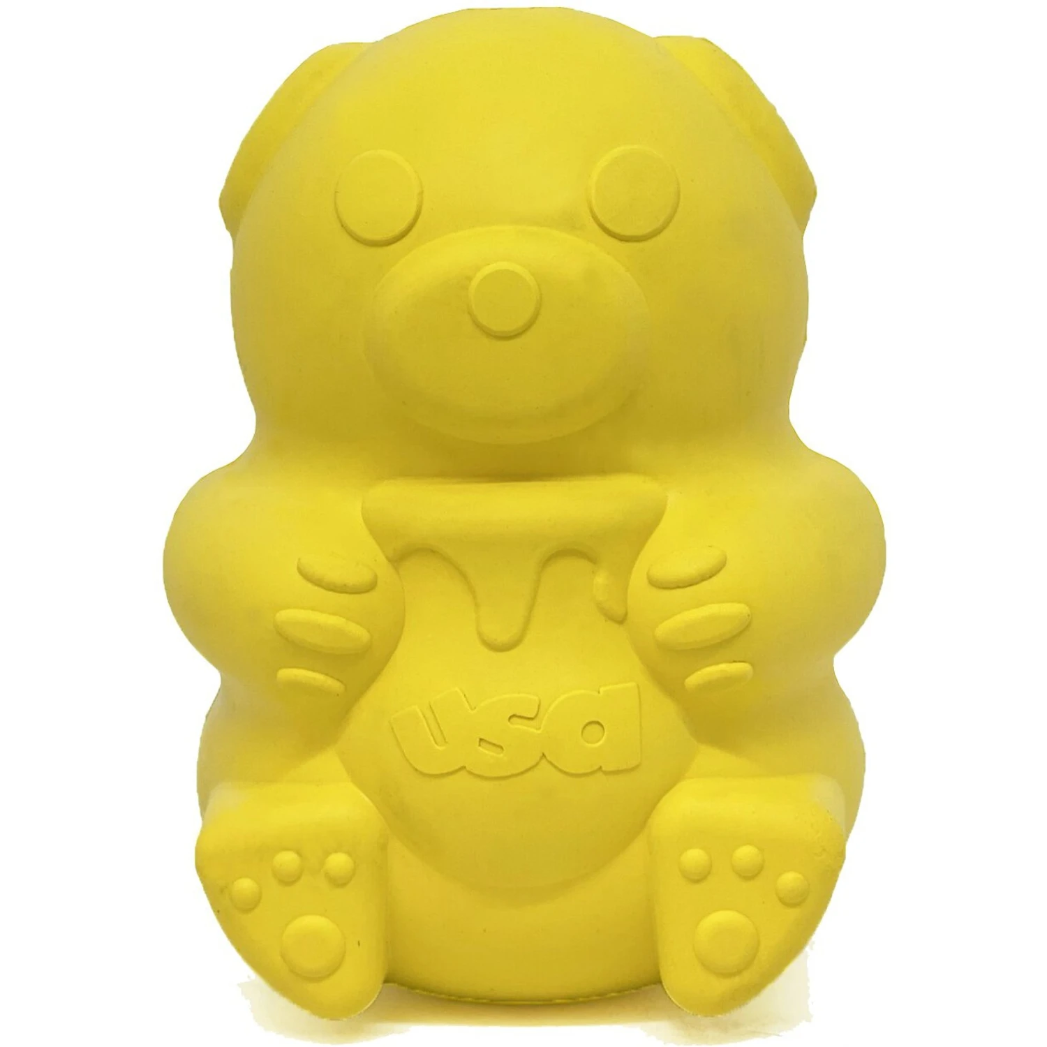 SodaPup Honey Bear Rubber Treat Dispenser Dog Toy