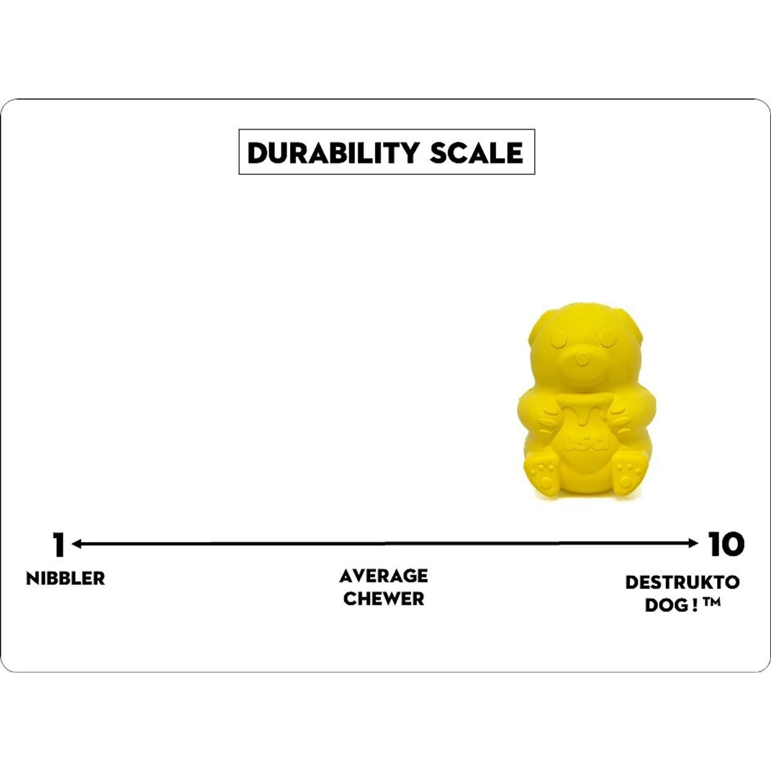 SodaPup Honey Bear Rubber Treat Dispenser Dog Toy - Image 6