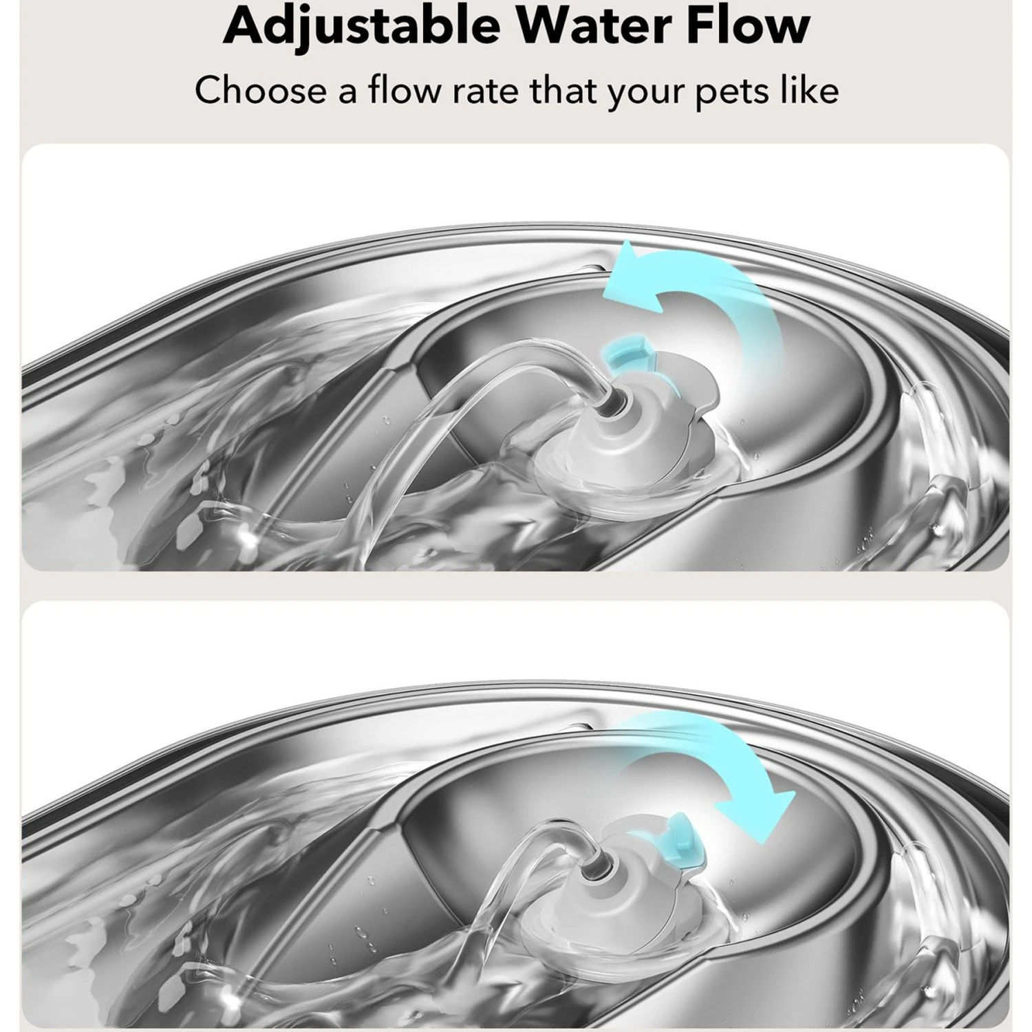 Petlibro Stainless Steel Dog & Cat Water Fountain, 2-L - Image 6