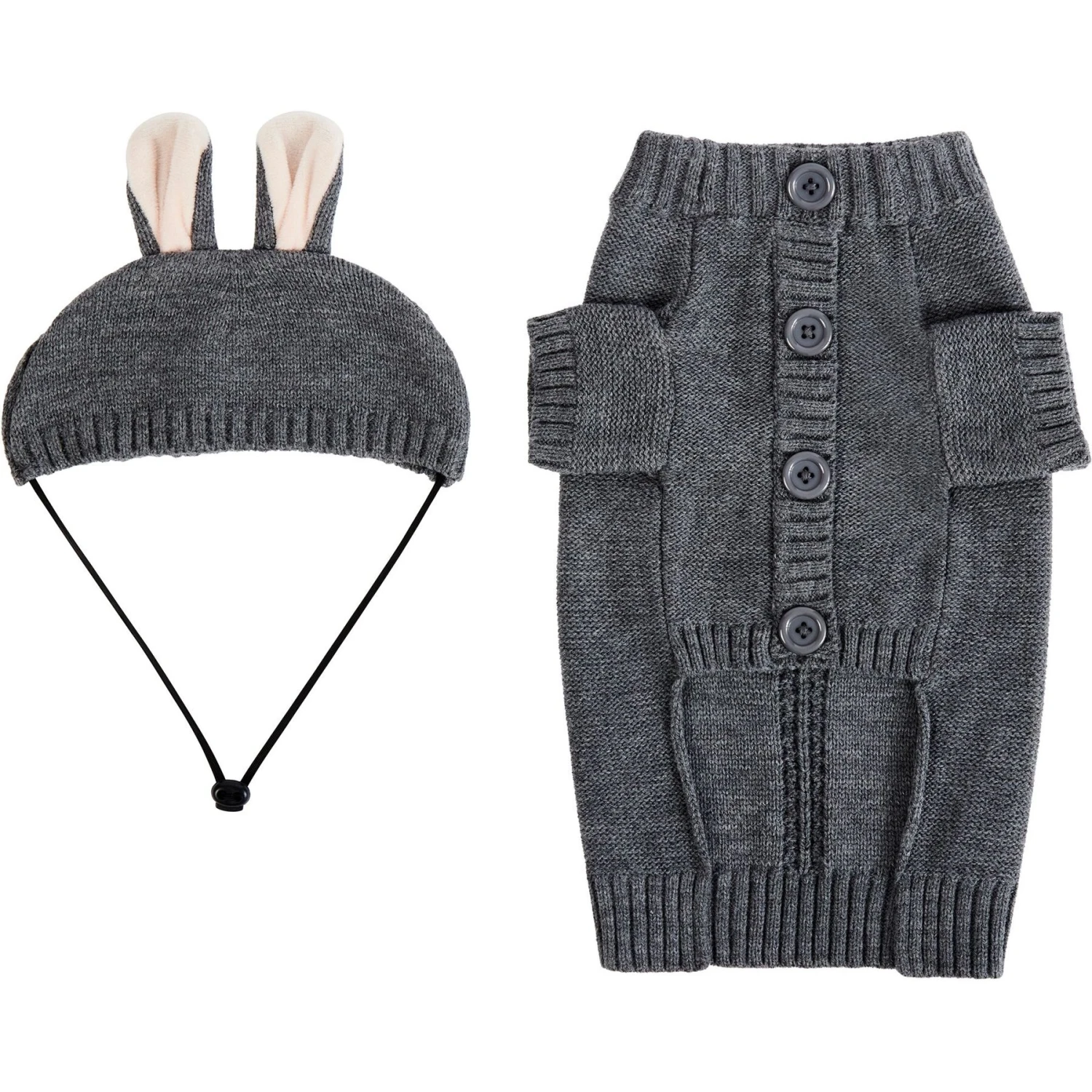 Frisco Bunny Hooded Dog & Cat Sweater - Image 5