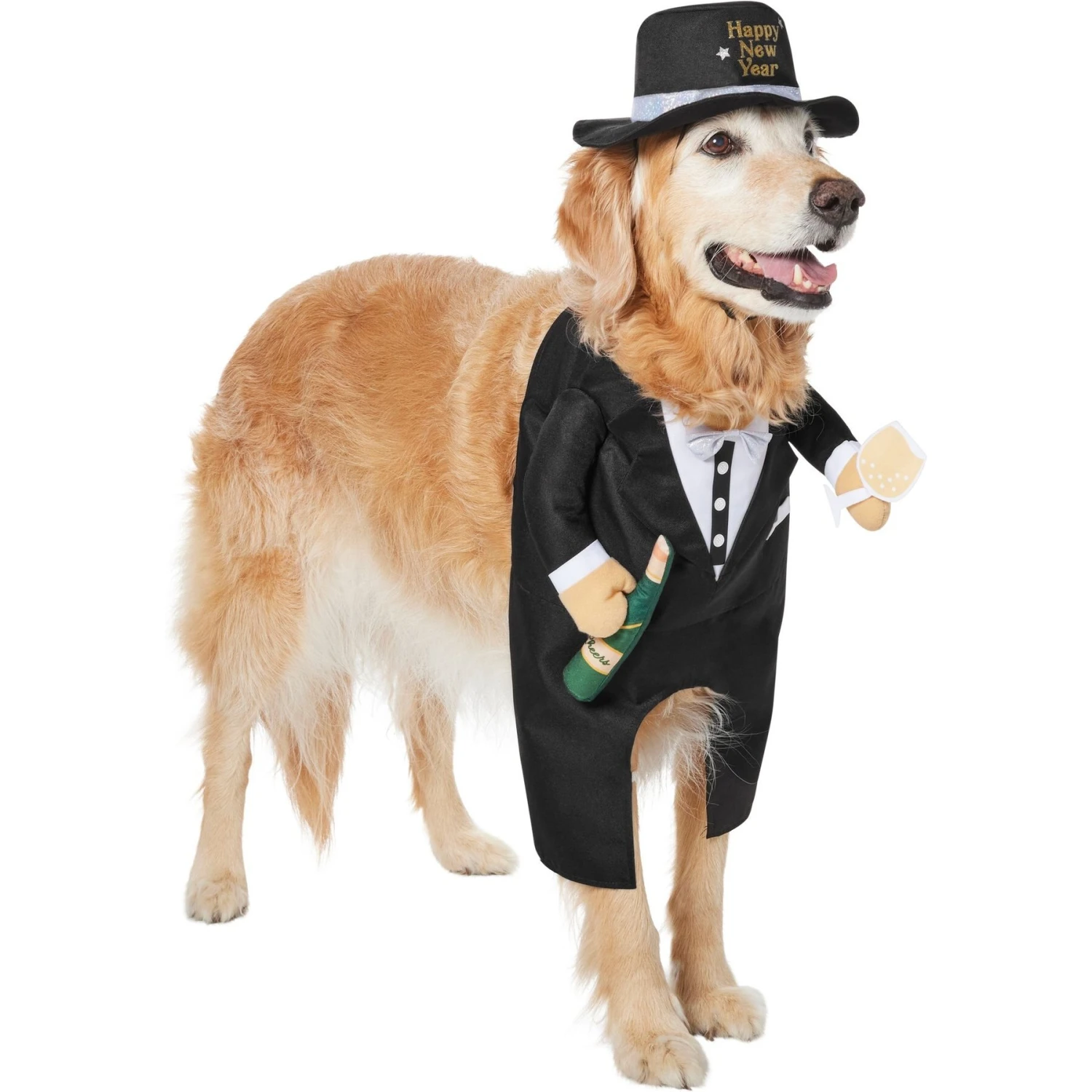 Frisco Front Walking New Years Tuxedo Dog & Cat Costume - Image 5