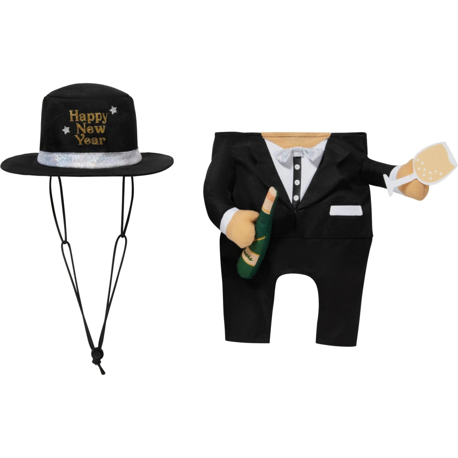 Frisco Front Walking New Years Tuxedo Dog & Cat Costume - Image 6
