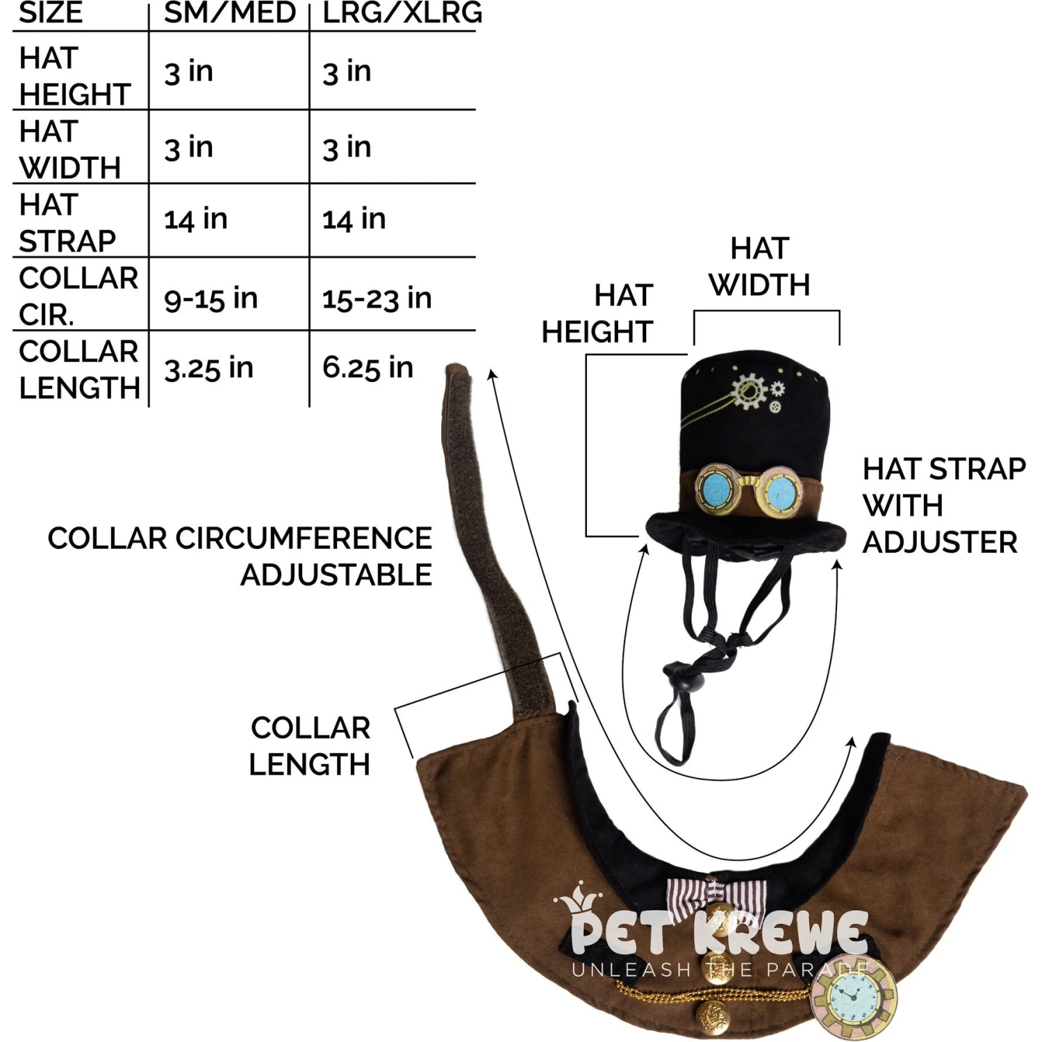 Pet Krewe Steam Punk Dog Costume - Image 5