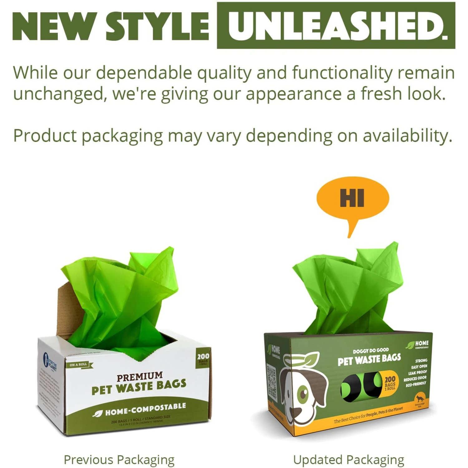 Doggy Do Good Certified Home Compostable Premium Dog & Cat Waste Bags - On A Single Roll, 200 Count - Image 2