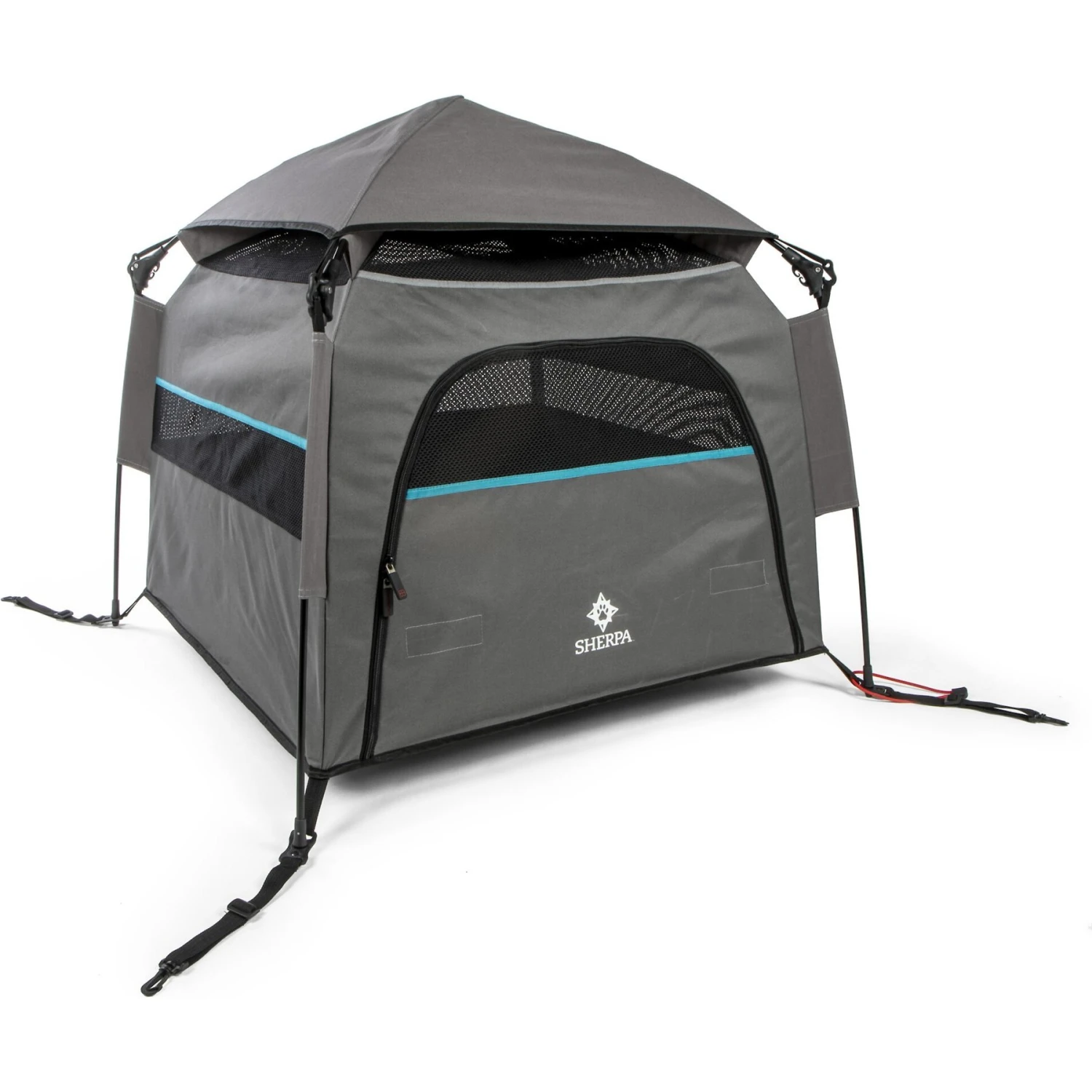 Sherpa U Pet Tent Dog Portable House, Medium, Gray - Image 3