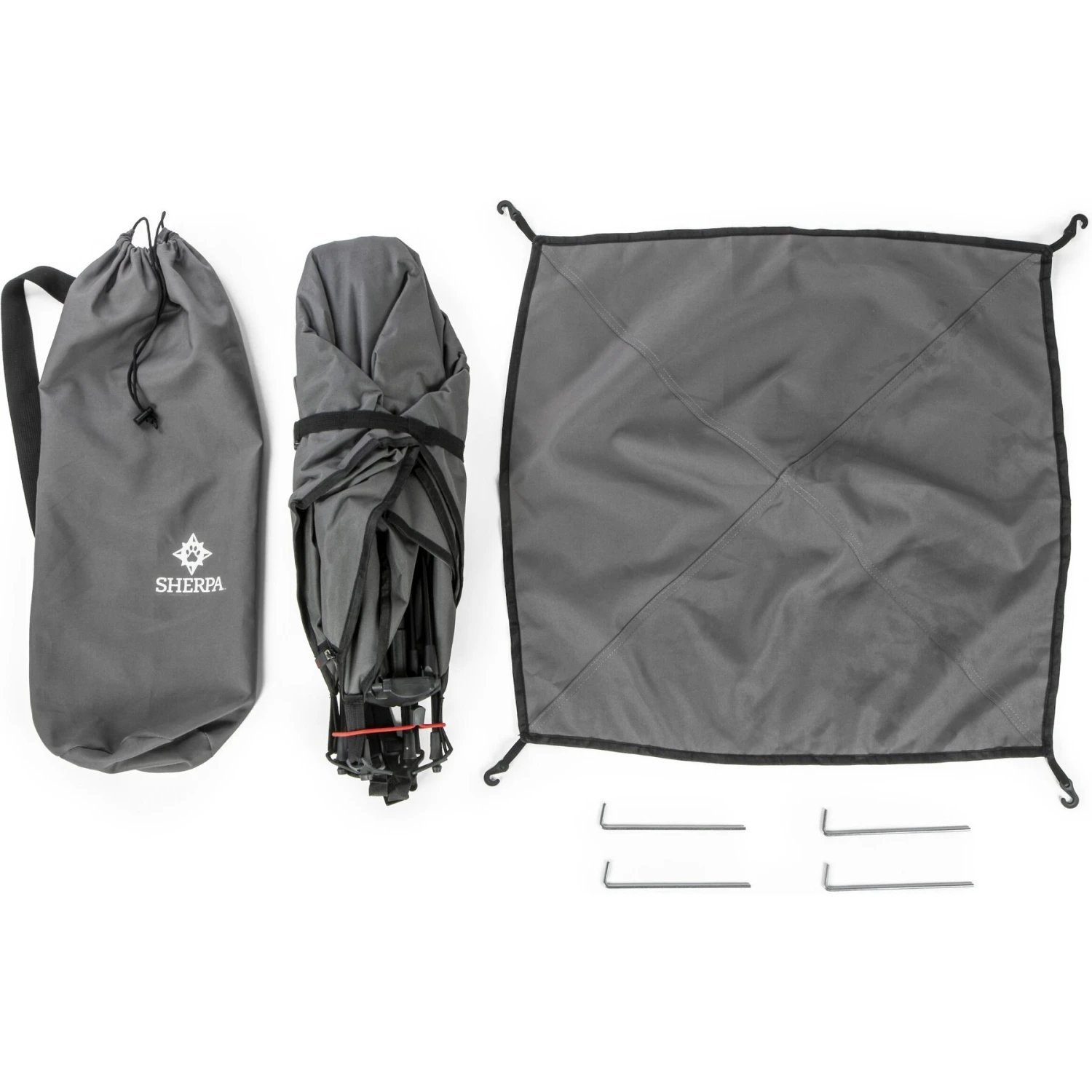 Sherpa U Pet Tent Dog Portable House, Medium, Gray - Image 7