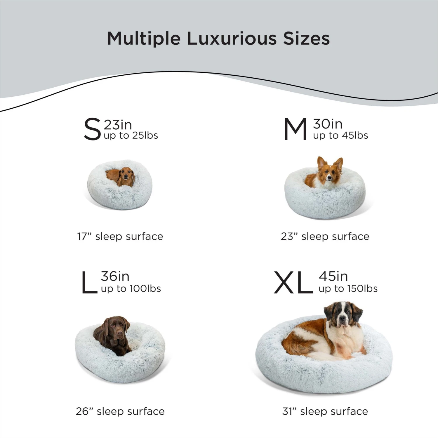 Best Friends By Sheri The Original Calming Shag Fur Donut Cuddler Cat & Dog Bed - Image 4