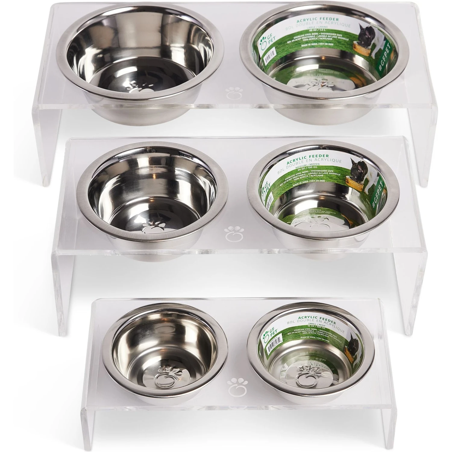 GF Pet Acrylic Cat & Dog Feeder - Image 2