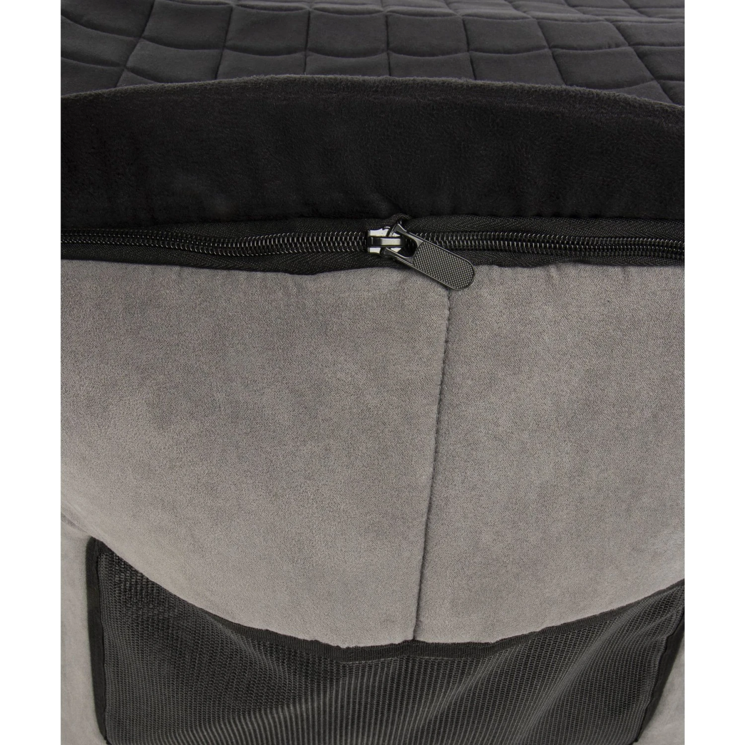 Sherpa Portable Soft Sided Foldable Cat & Dog Indoor Shelter, Gray, Medium - Image 5