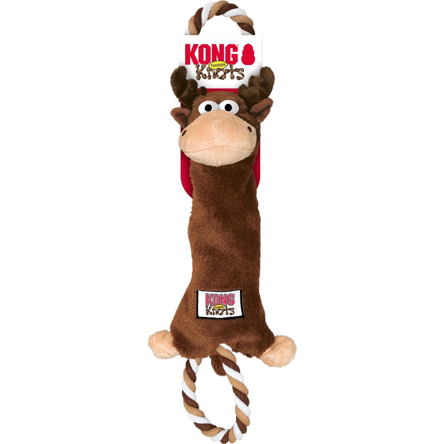 KONG Tuggerknots Moose Dog Toy - Image 4
