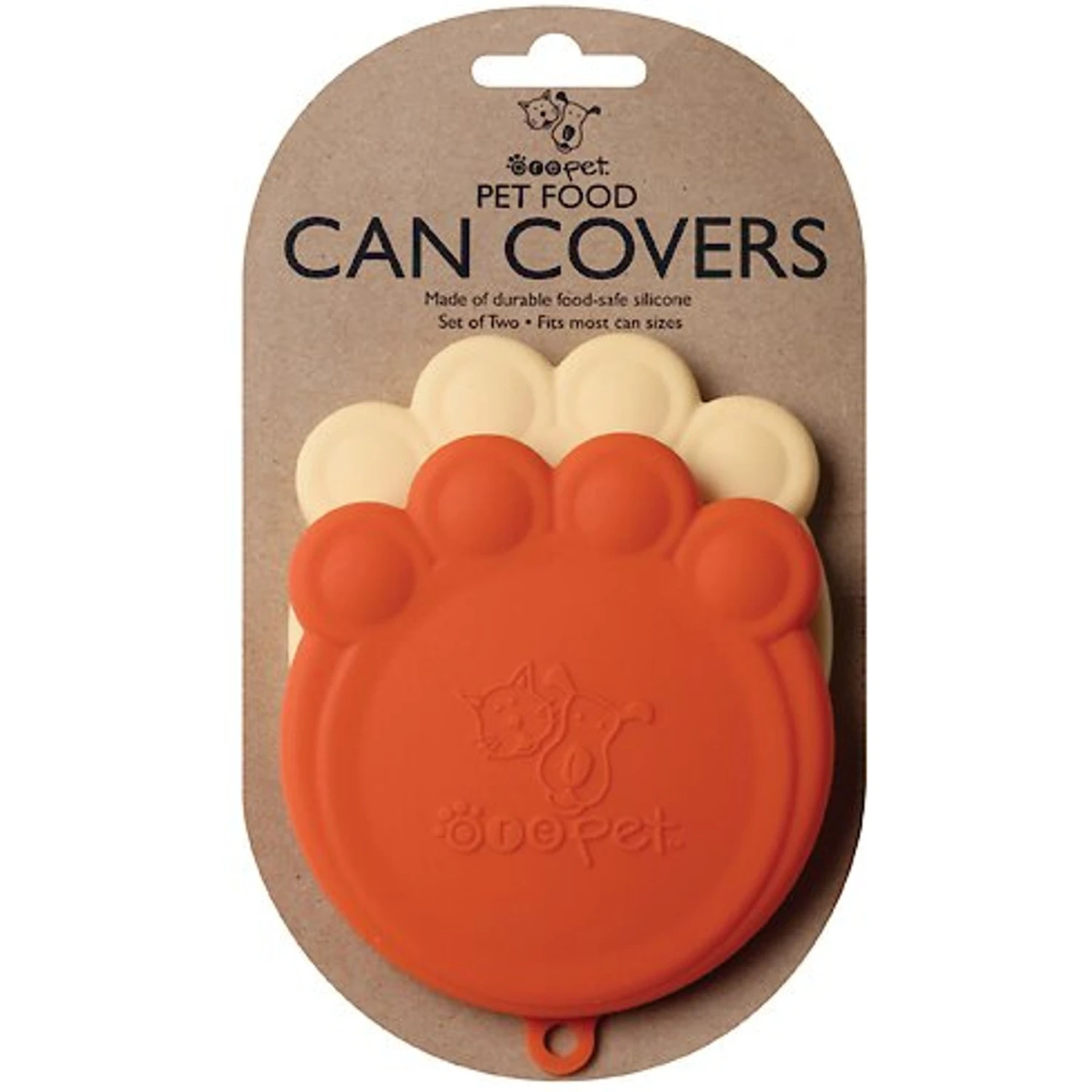 ORE Pet Can Cover, Orange/Cream