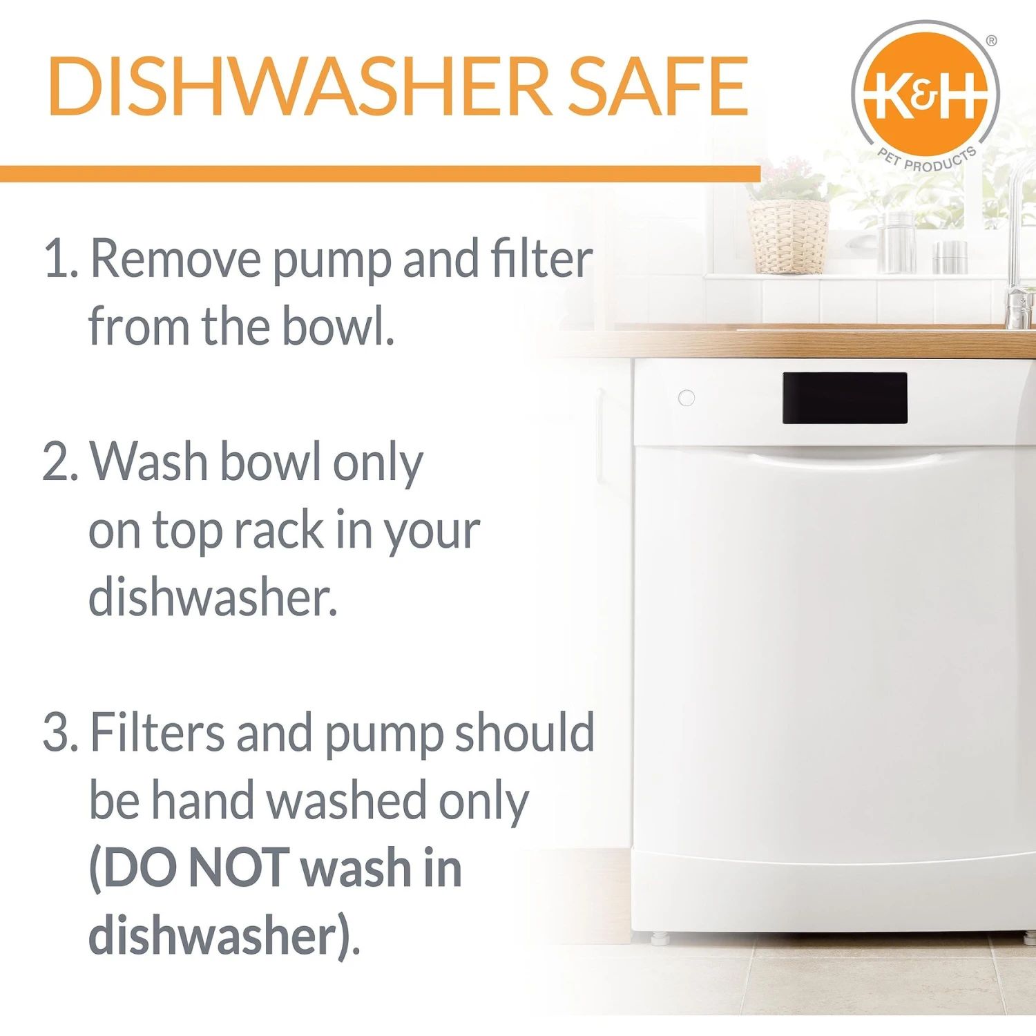 K&H Pet Products CleanFlow Filtered Water Dog Bowl, Small, 80-oz Bowl + 90-oz Reservoir - Image 5