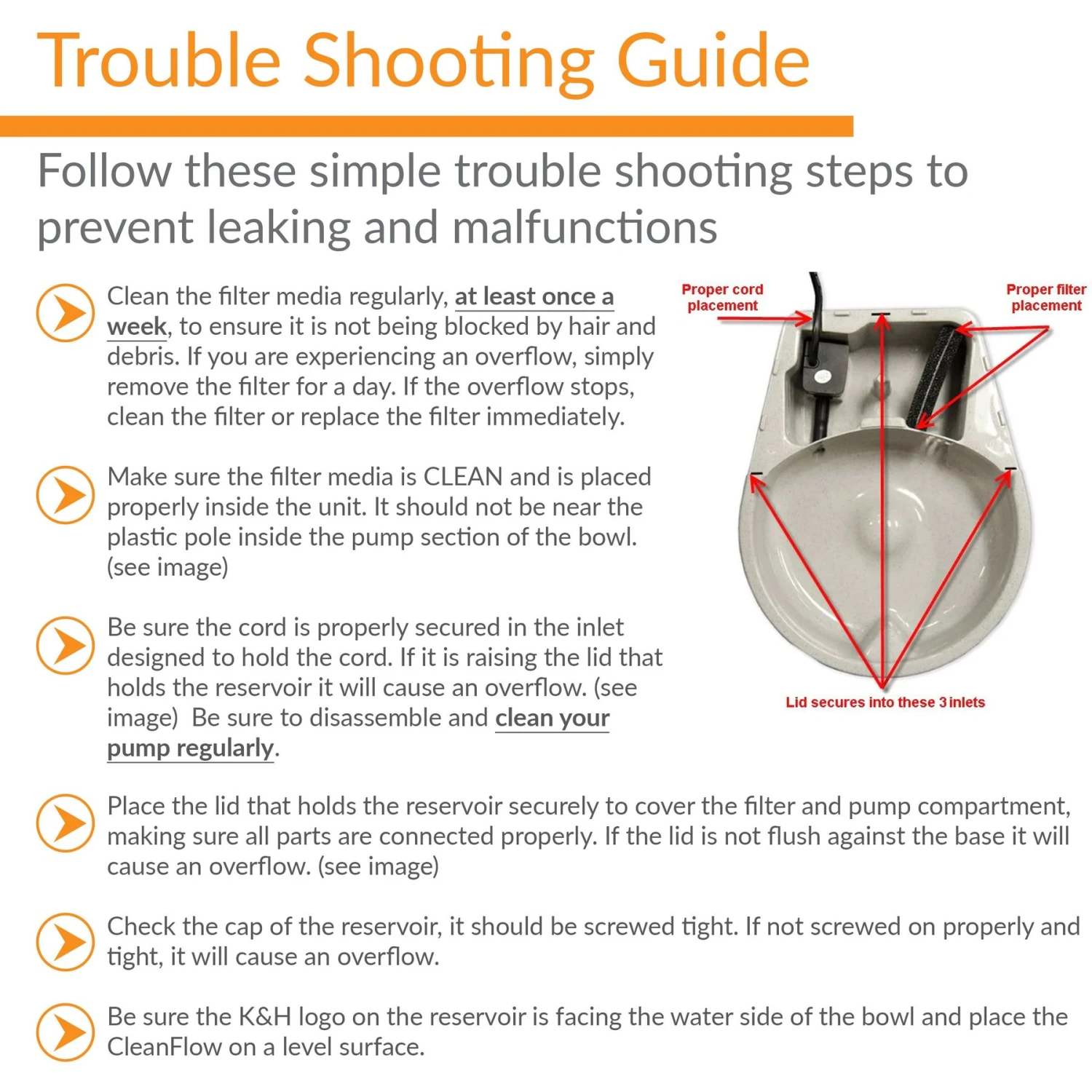 K&H Pet Products CleanFlow Filtered Water Dog Bowl, Small, 80-oz Bowl + 90-oz Reservoir - Image 6