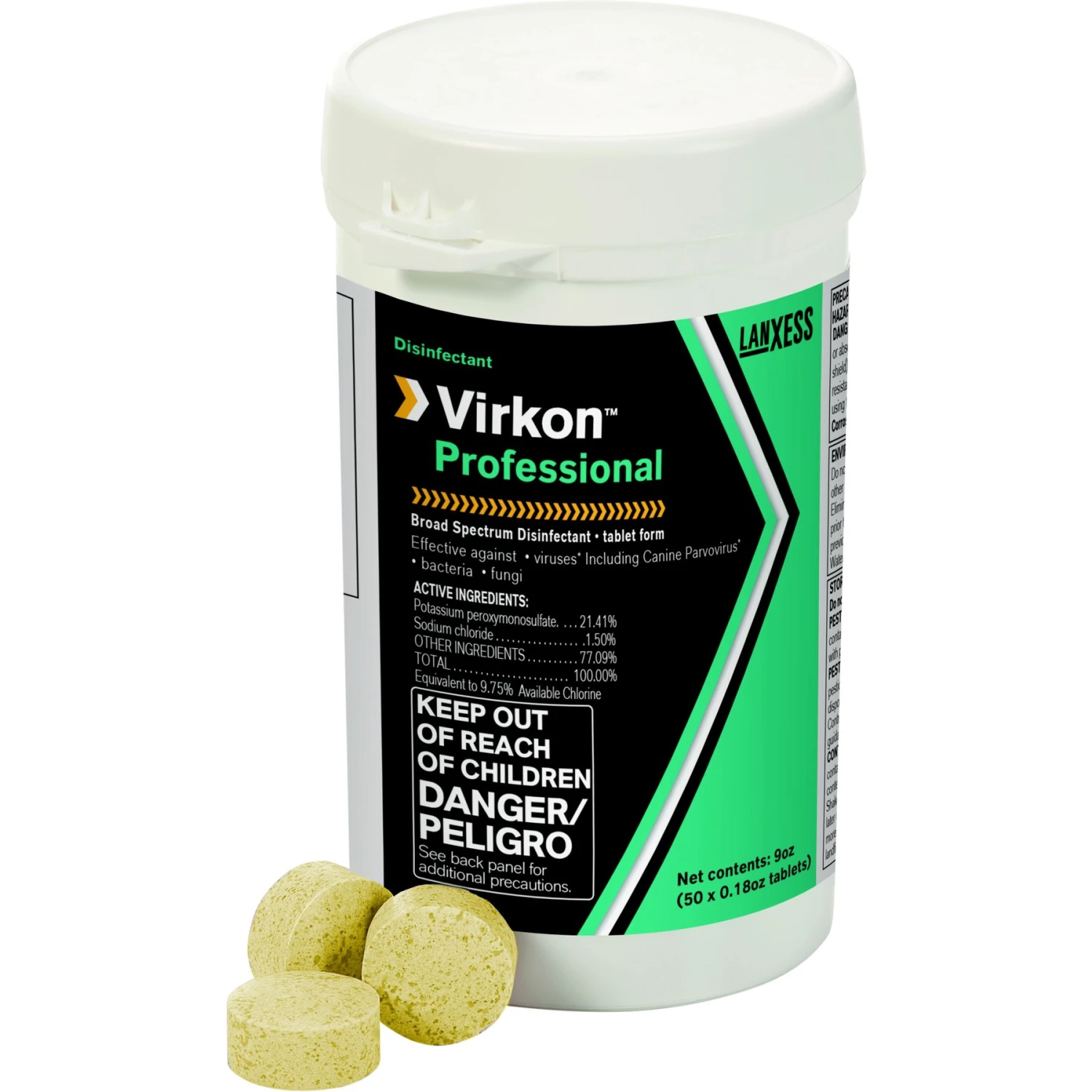 Vetoquinol Virkon Pro Disinfectant Tablets Dog & Cat Stain Remover, 50 Count - Image 2