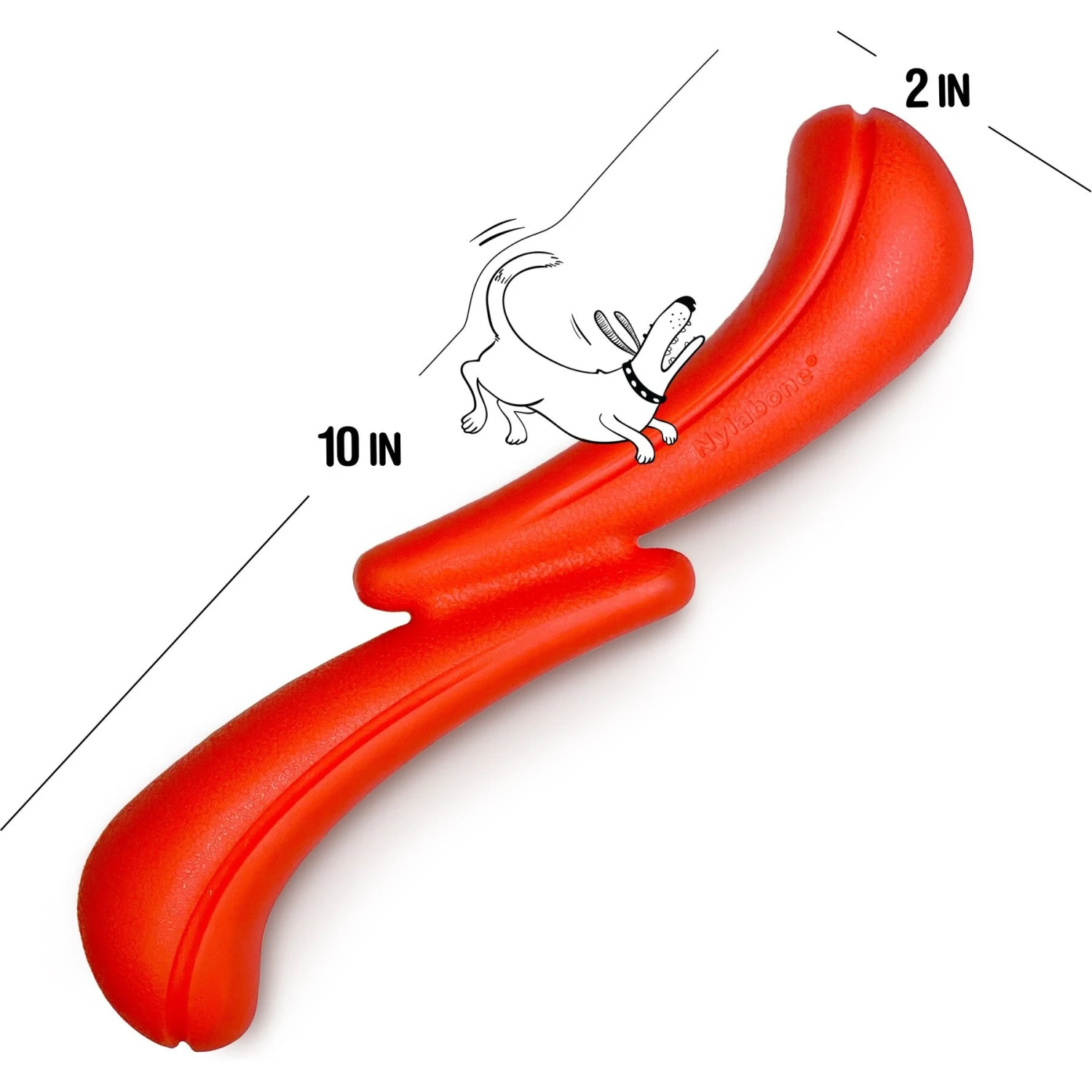 Nylabone Creative Play Stik-GO Interactive Dog Toy, Red - Image 5