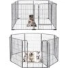 Aivituvin AIR50 Exercise Outdoor & Indoor Portable Dog Playpen, Medium
