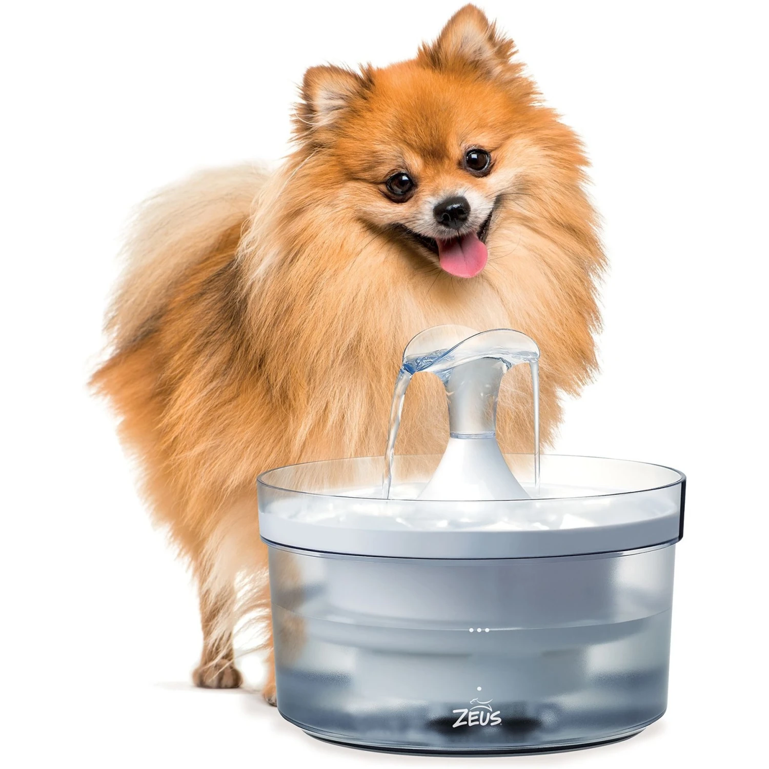 Zeus Fresh & Clear Waterfall Spout Dog Fountain - Image 2