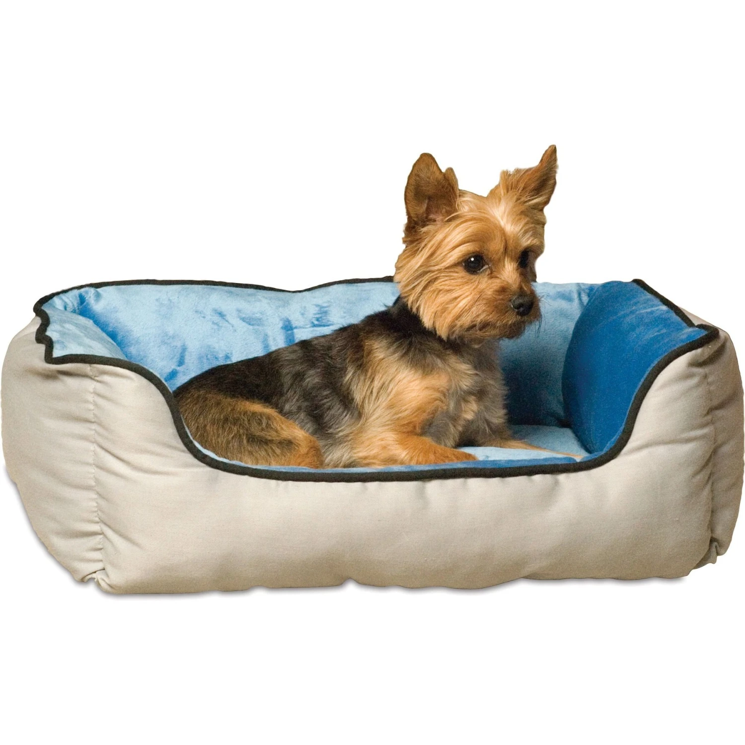 K&H Pet Products Self-Warming Two Tone Lounge Sleeper Bolster Cat & Dog Bed - Image 7