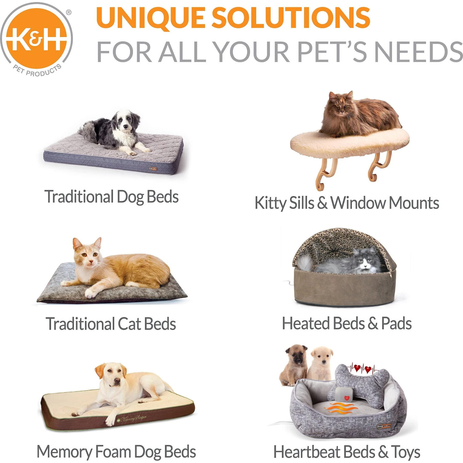 K&H Pet Products Self-Warming Two Tone Lounge Sleeper Bolster Cat & Dog Bed - Image 8