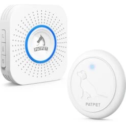 PATPET Smart Training Doorbell Potty Communication Dog & Cat Toy, White, Small