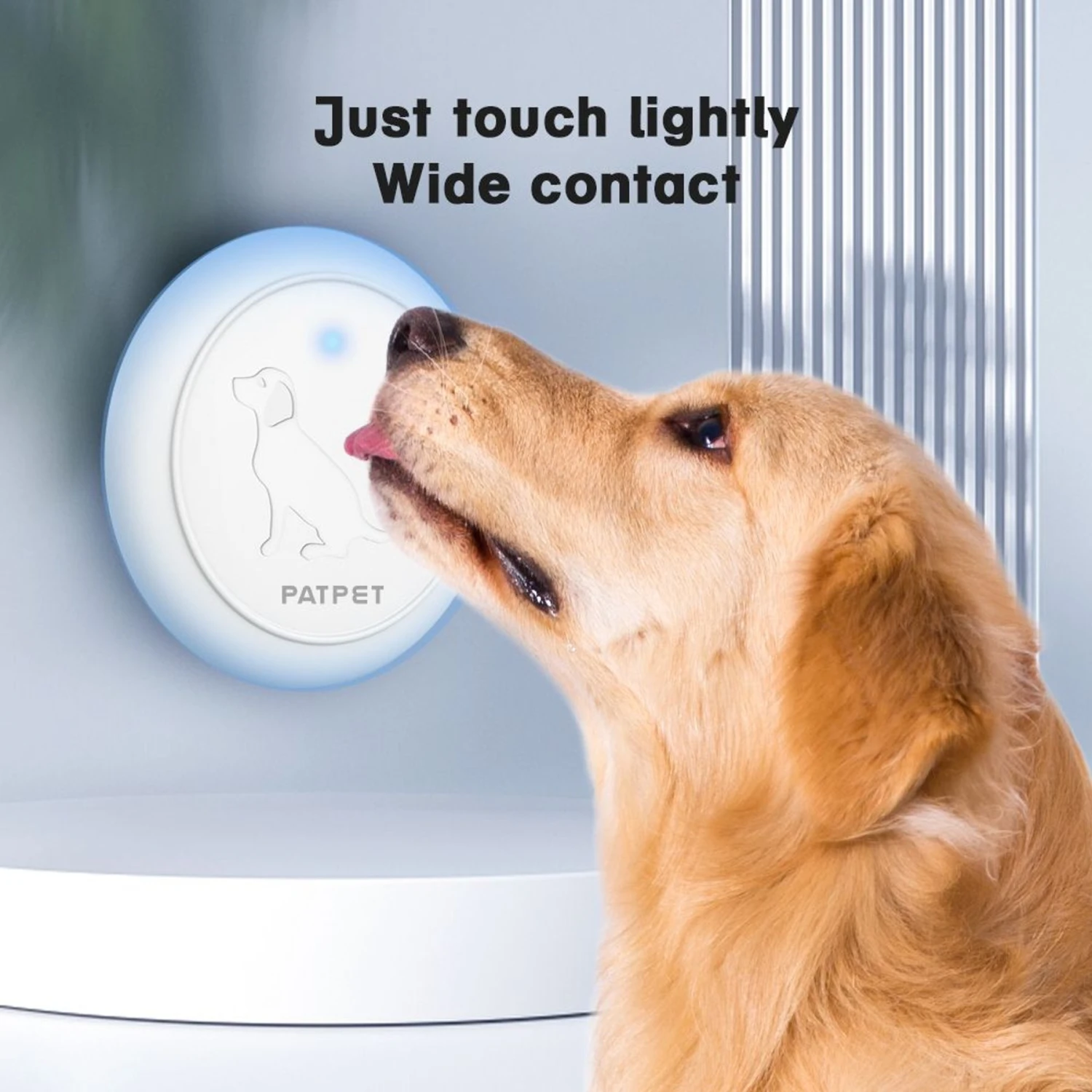 PATPET Smart Training Doorbell Potty Communication Dog & Cat Toy, White, Small - Image 2