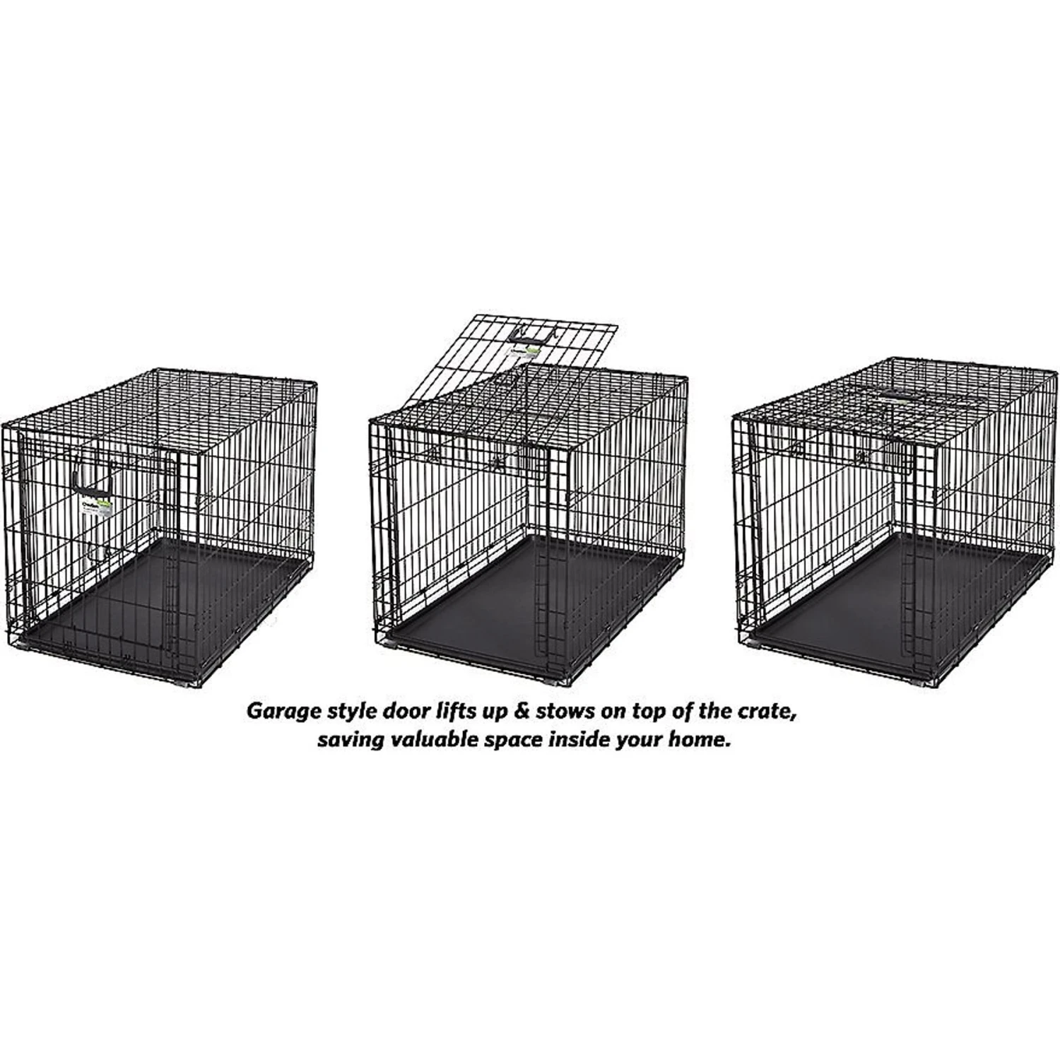 MidWest Ovation Single Door Collapsible Wire Dog Crate - Image 8