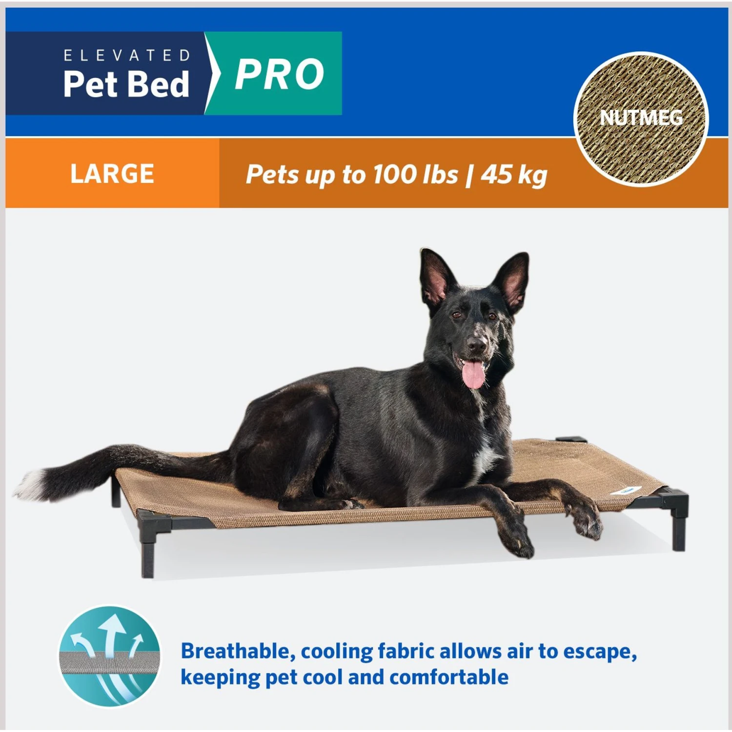 Coolaroo Pro Elevated Dog & Cat Bed - Image 4